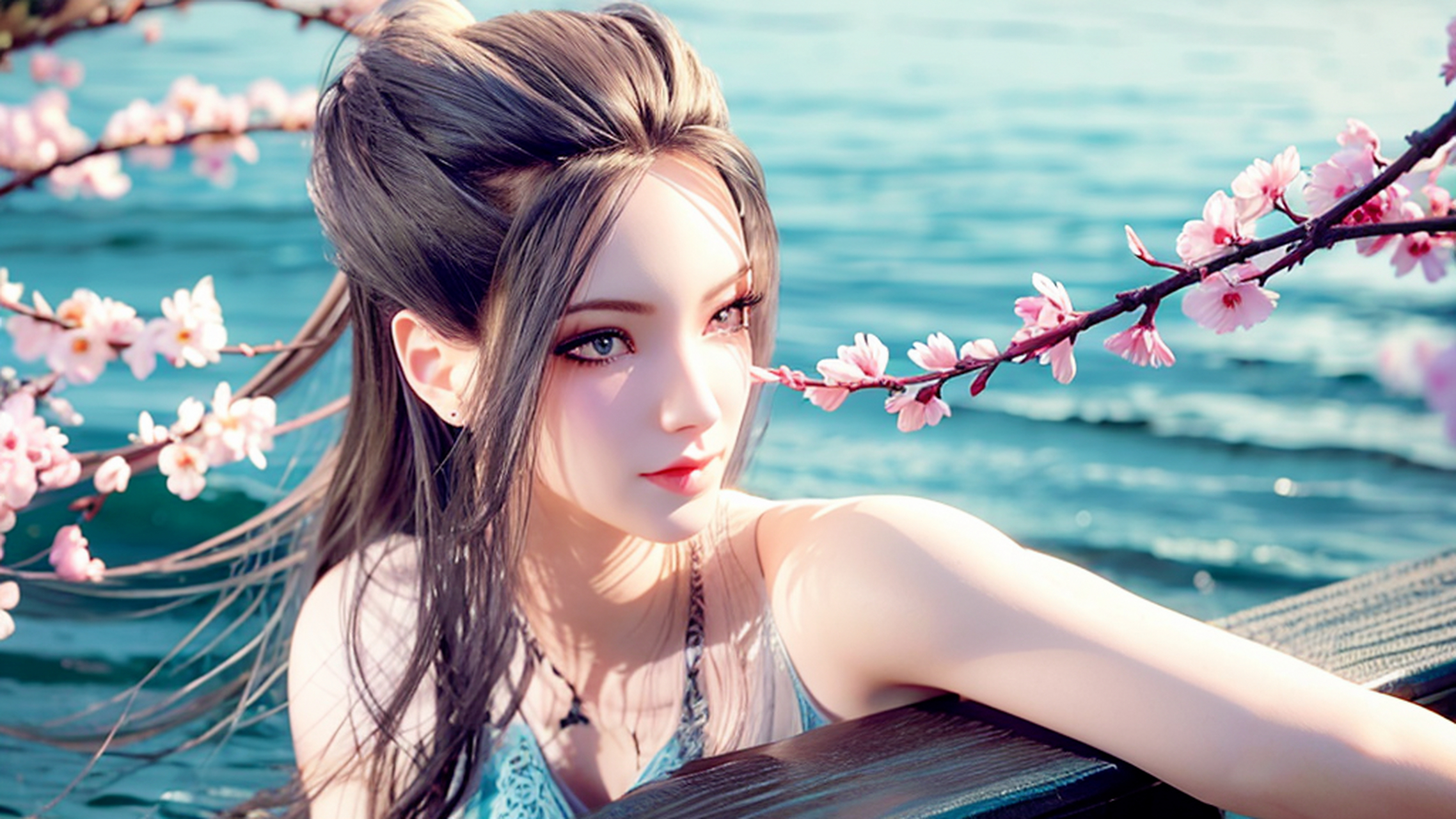 ai绘画|精致美如画的手游美女#ai# #ai绘画# #美女