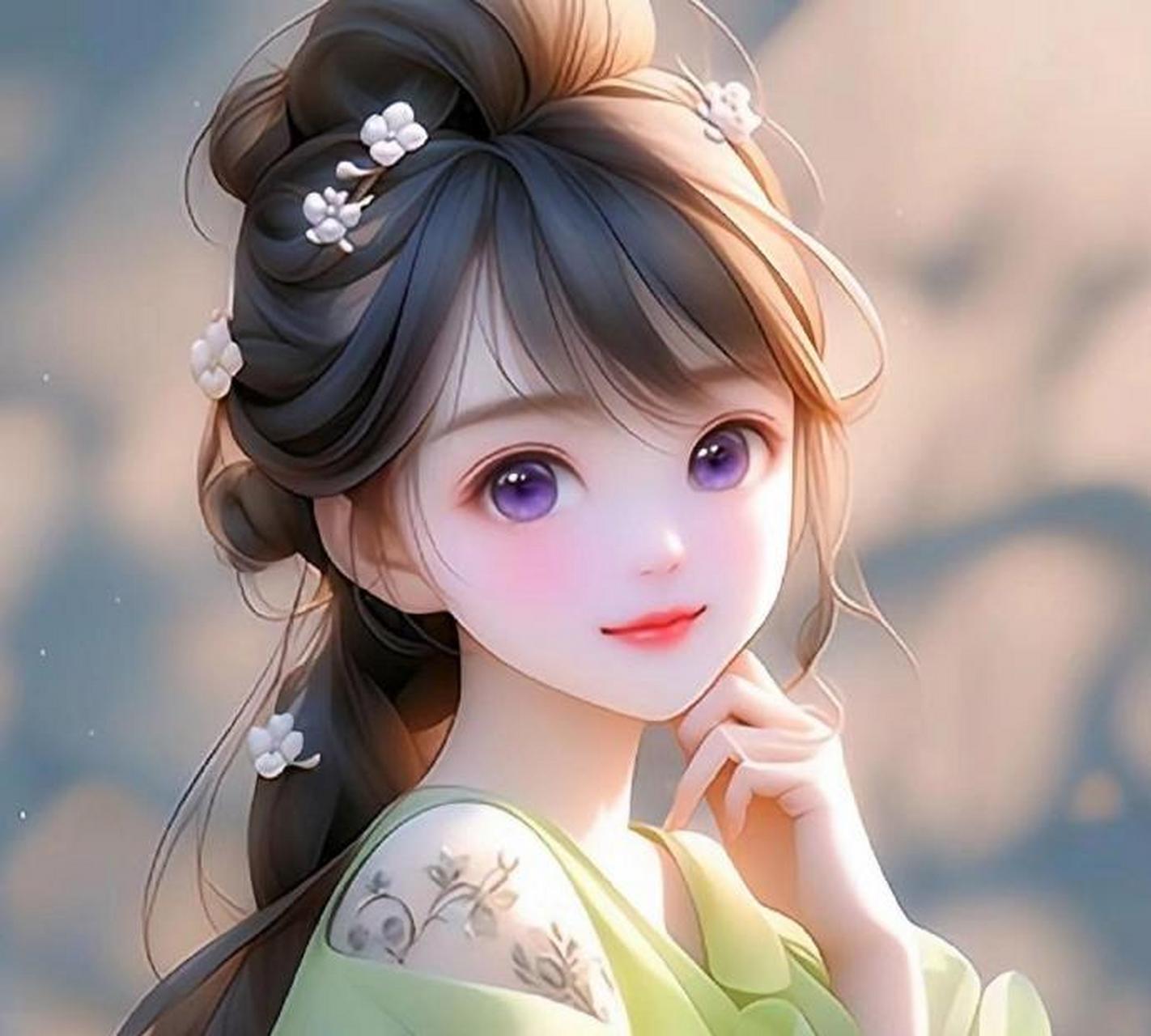 粉萌萌治愈系古风头像 676767 #古风头像