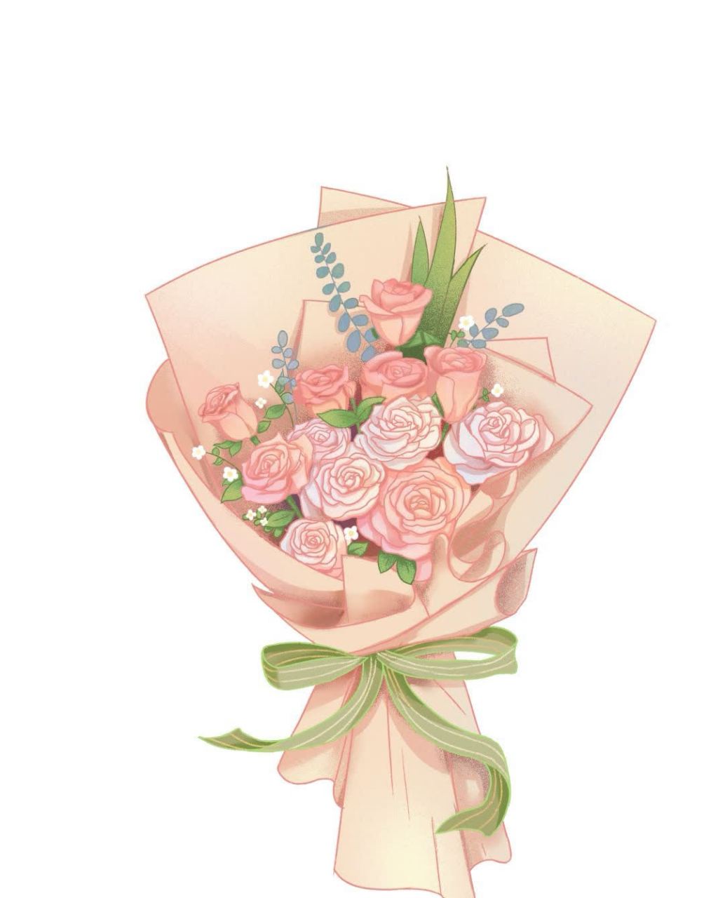 如果生活很艰难,就买一束鲜花. 如果你不想买,就画一张.[滑稽]