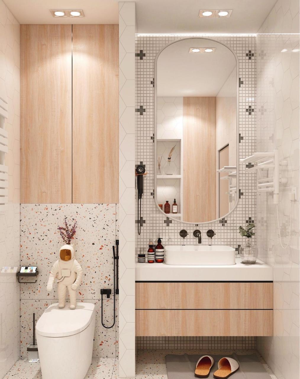 5平米干湿分区卫生间设计,实用好看.  你喜欢这样的装修吗?