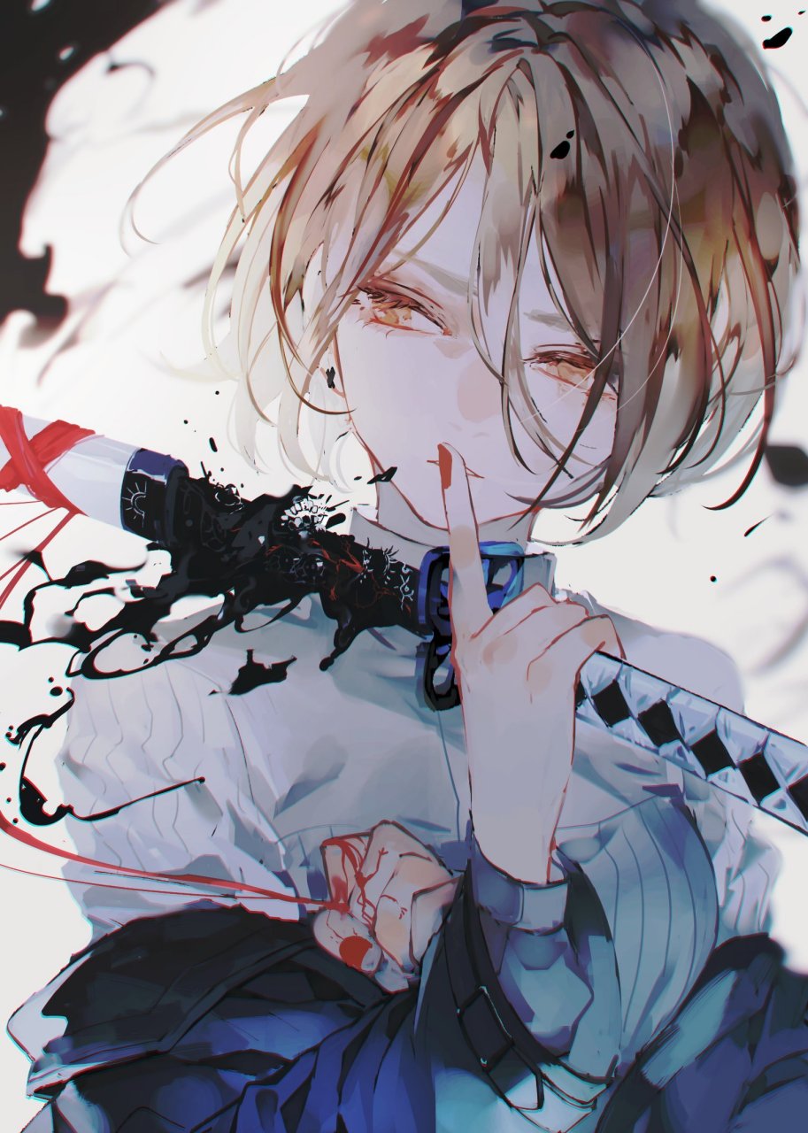 画师しょくむら(twi:syokumura)笔下的这一组唯美的颓废系人物插画