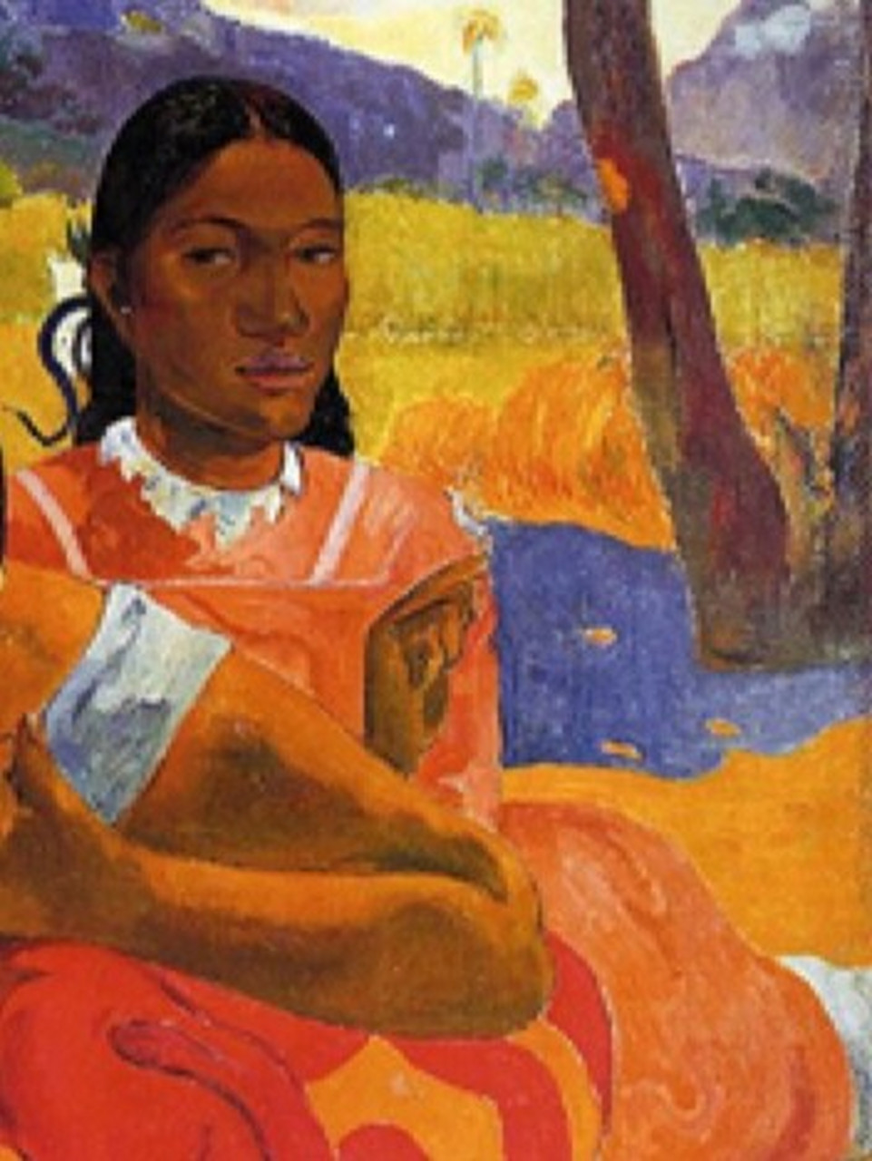 每天一幅画高更问《你何时嫁人》 基本信息创作时间:1892年材质大小