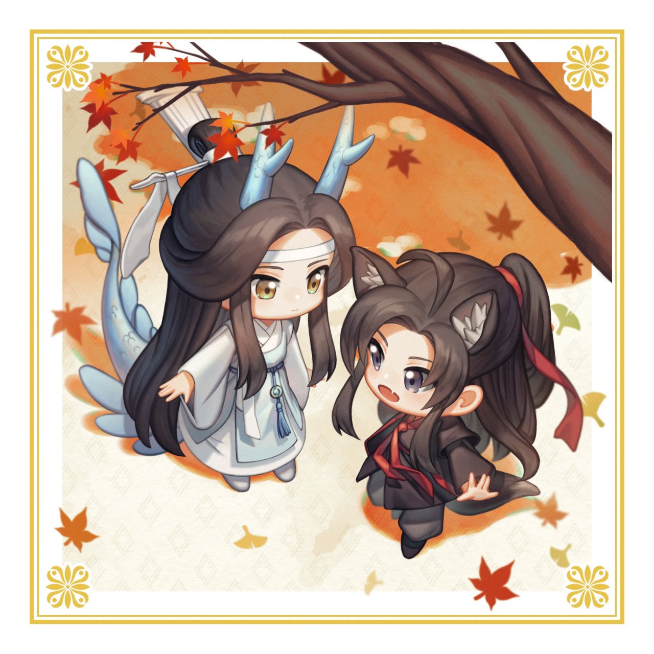 小龙叽与小狐羡[期待]【twi:frang_mdzs】#魔道祖师# #动漫迷世界