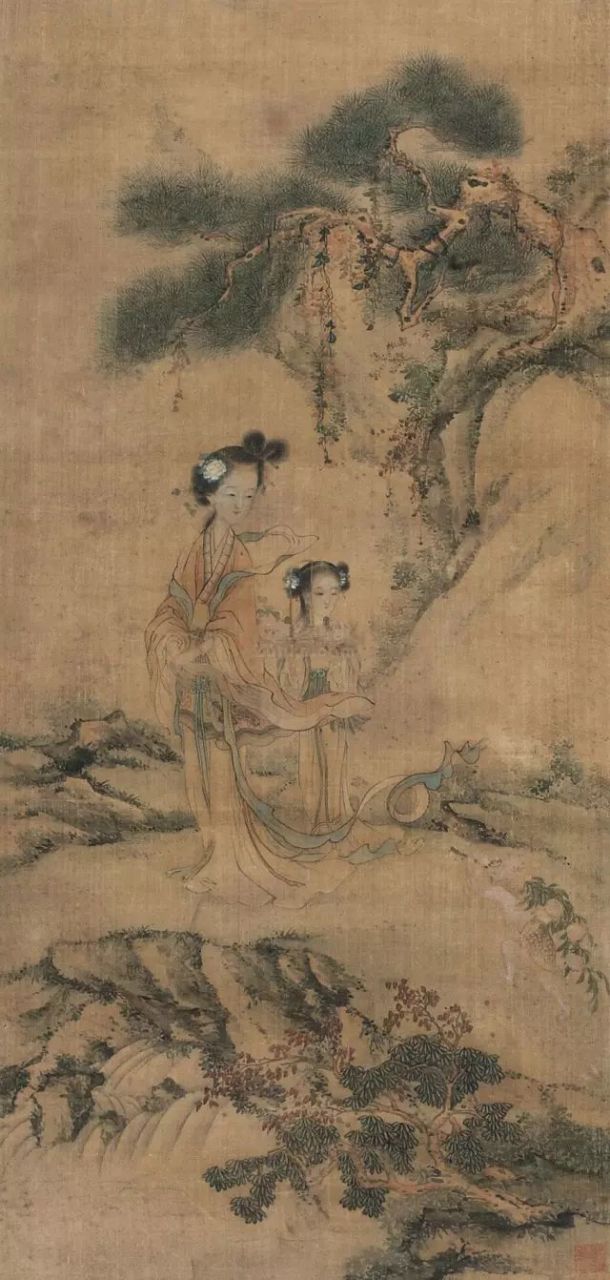 清代有个女画家叫李珍.她是湖北潜江人,便自好"潜江女史.