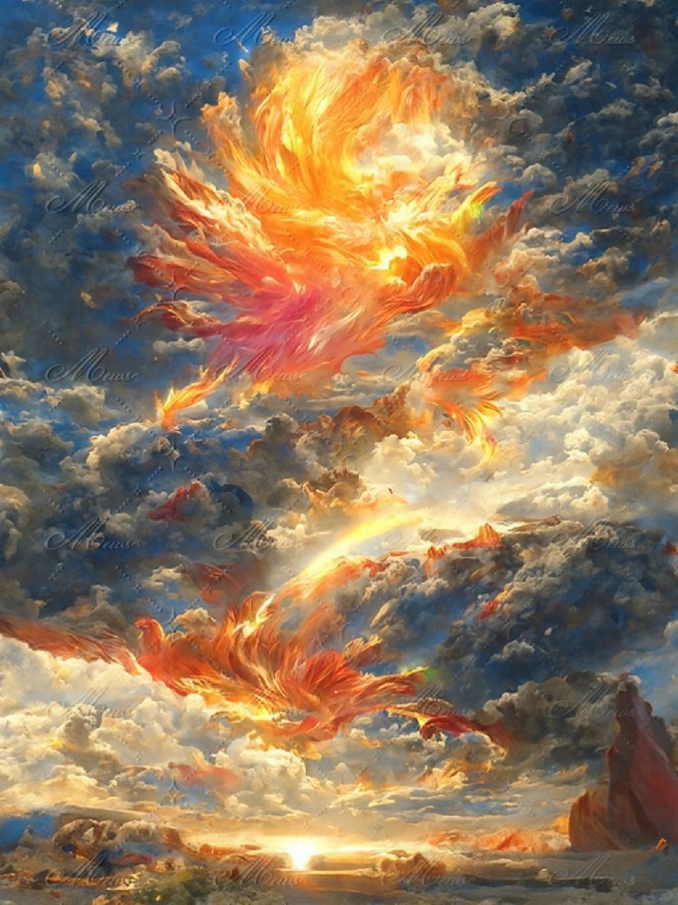 你发现了浴火凤凰,祝一帆风顺  97凤凰涅槃方可重生,愿你凤祥九天