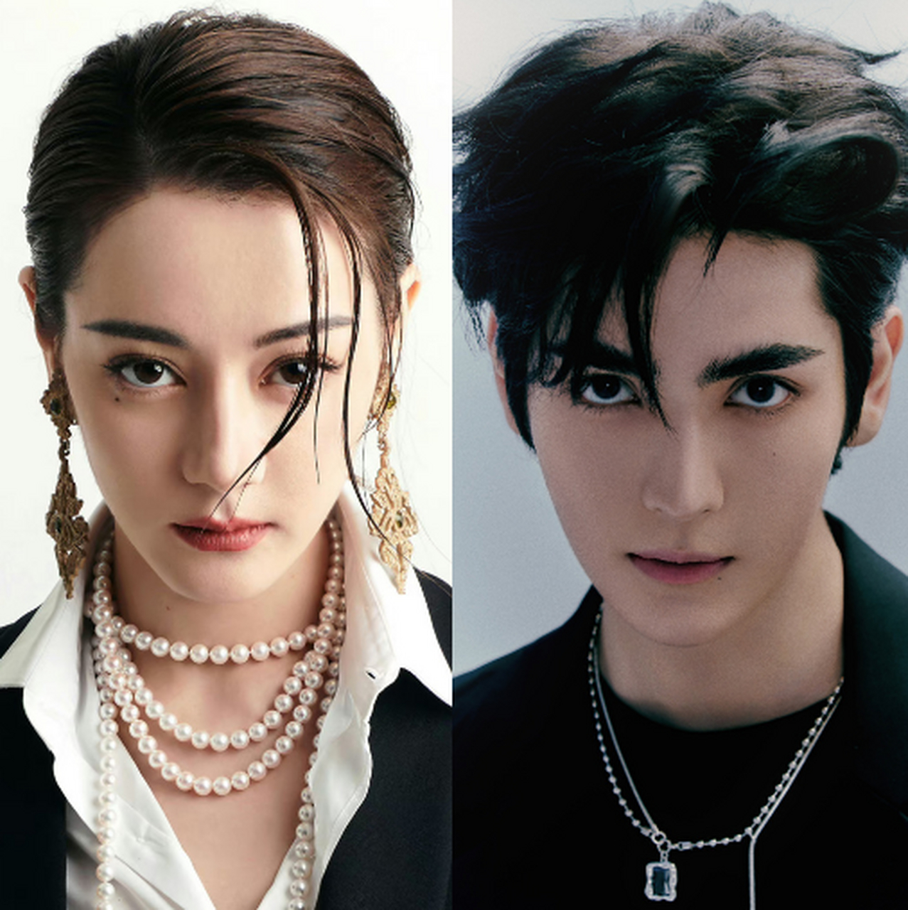 有网友说选秀男学员撞脸迪丽热巴,你们觉得像吗? #迪丽热巴# #撞脸