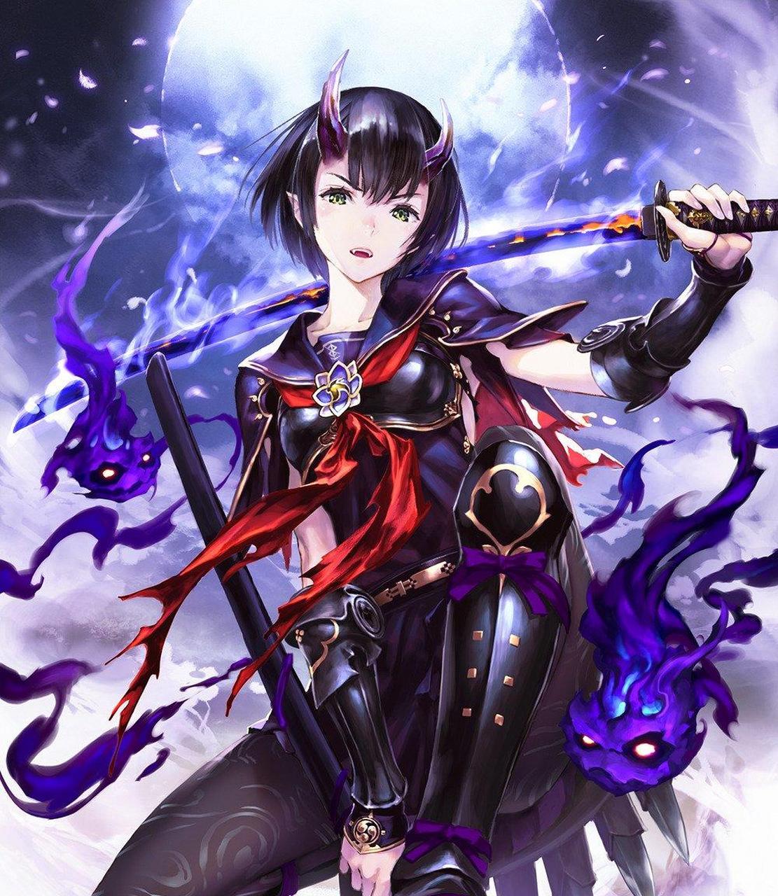 gif创作人# 《影之诗》椿,看水印应该是cy的官图.