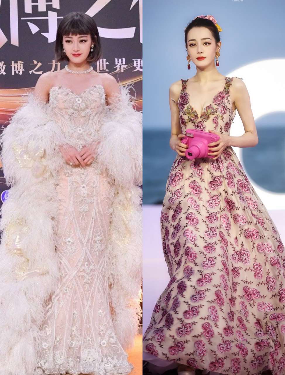 整理迪丽热巴2021红毯活动造型合辑   明快动人而且很大胆尝试各种