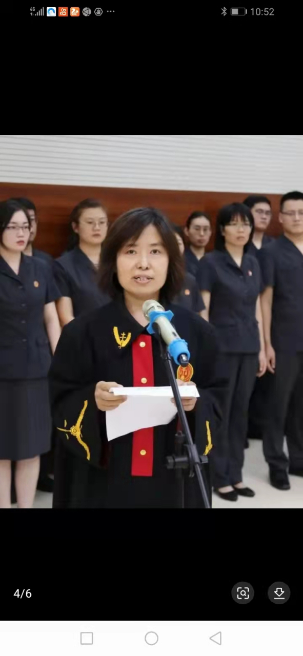 向德州中院李文铎院长,王玉敏厅长致敬                 德州中院