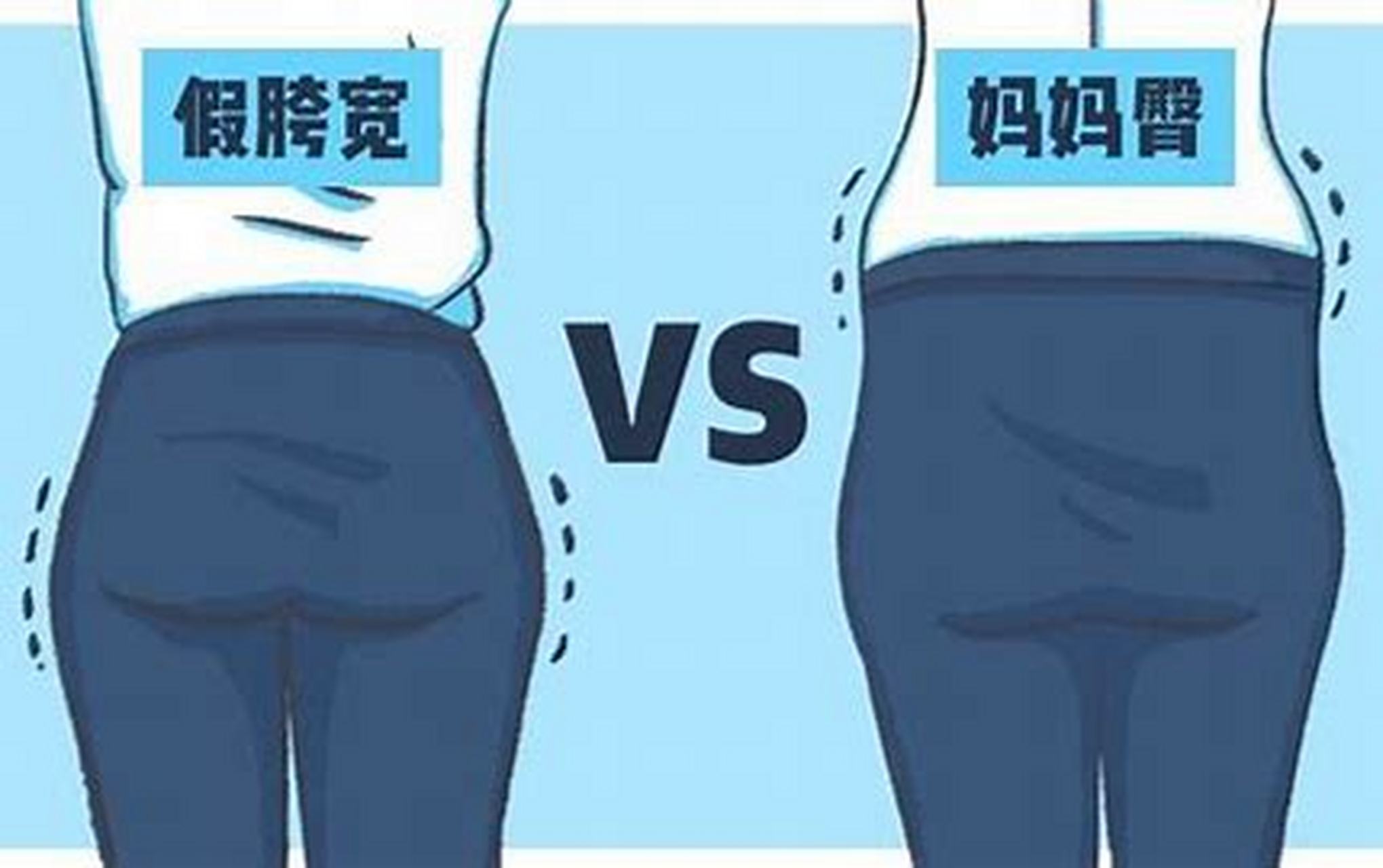 像图上这种臀部两侧有两个坑,脂肪堆积并呈现下垂的臀型,就叫妈妈臀.