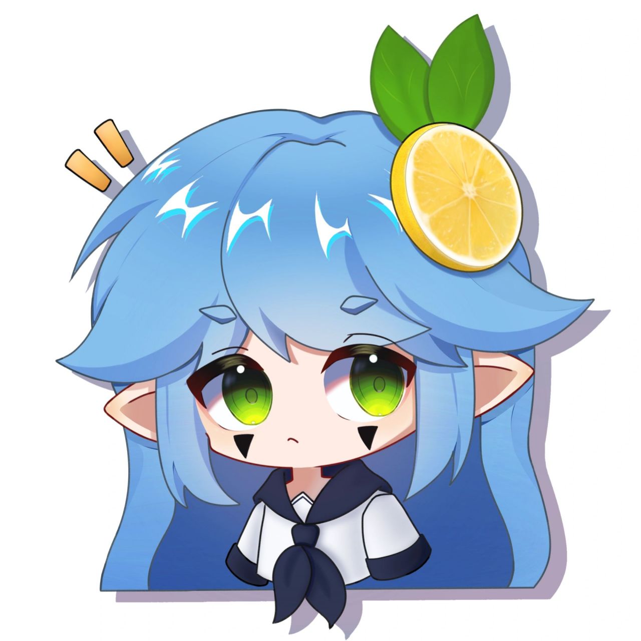 左滑给安莉洁上色	 分享一下安莉洁的q版上色过程,凹凸世界中的安莉洁