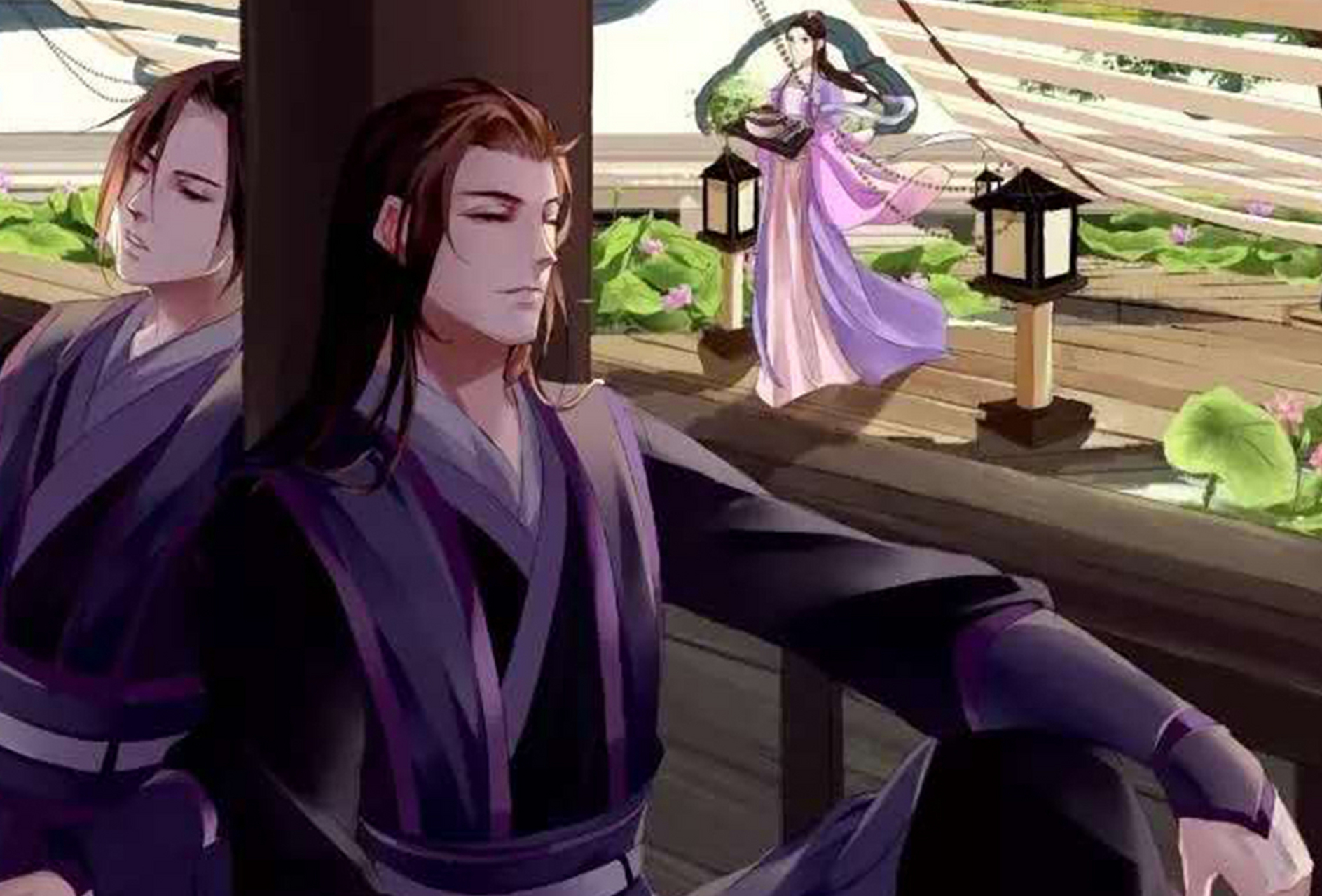 曾经热闹的莲花坞,终究只剩下了他一人