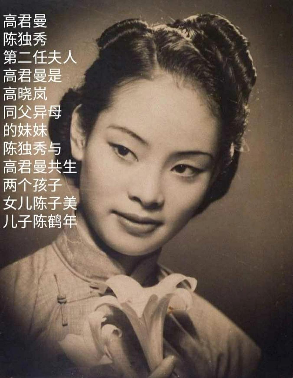 陈独秀高君曼曾为爱私奔,后誓死不见陈独秀.