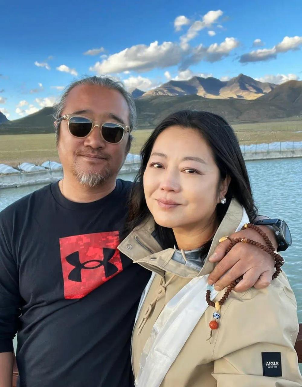 领动计划# "农村剧女王"王茜华和丈夫沈航共游西藏,庆祝俩人结婚11