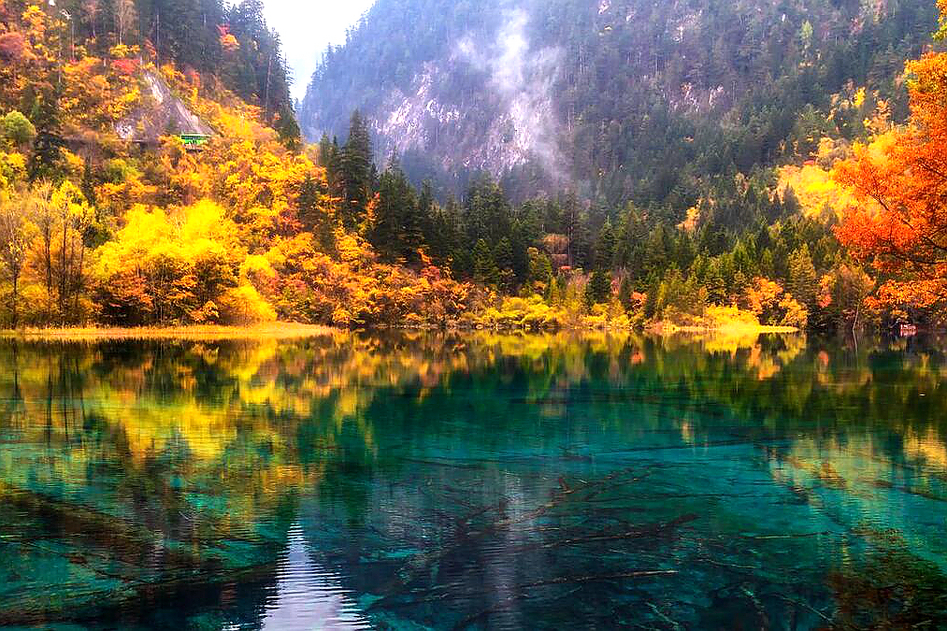 川之秋 | 九寨沟  九寨沟得名于景区内沿沟分布的九座藏族村寨,但作为