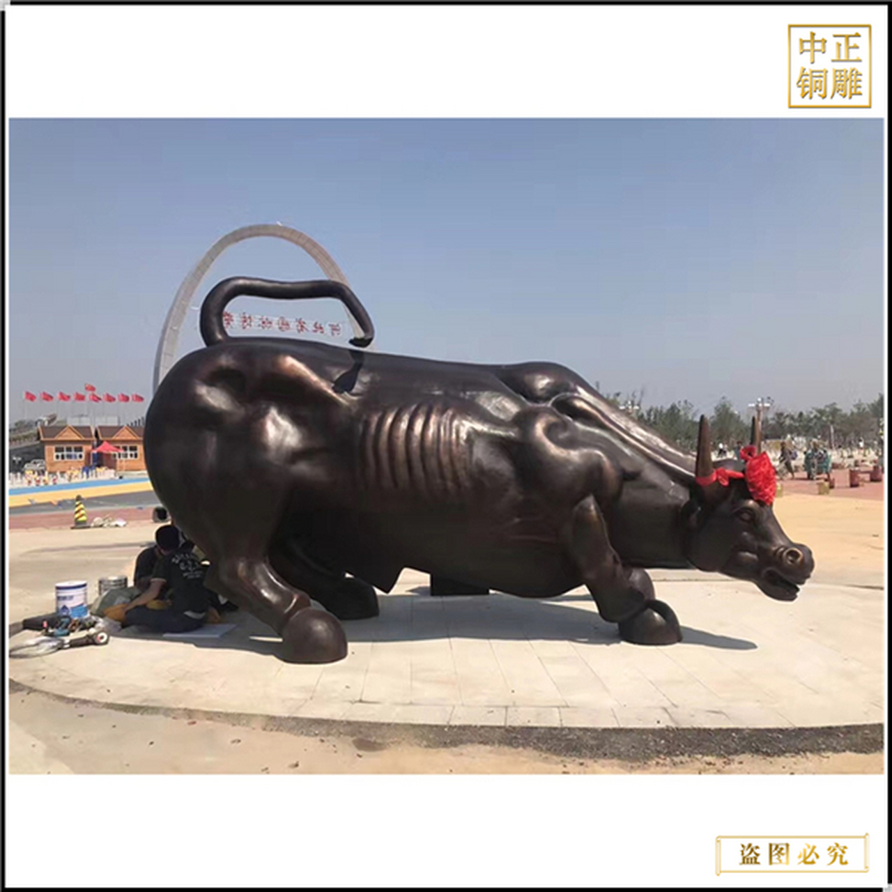 动物铜牛雕塑 铜雕牛动物雕塑制作厂家 华尔街铜牛雕塑 牧童放牛铜