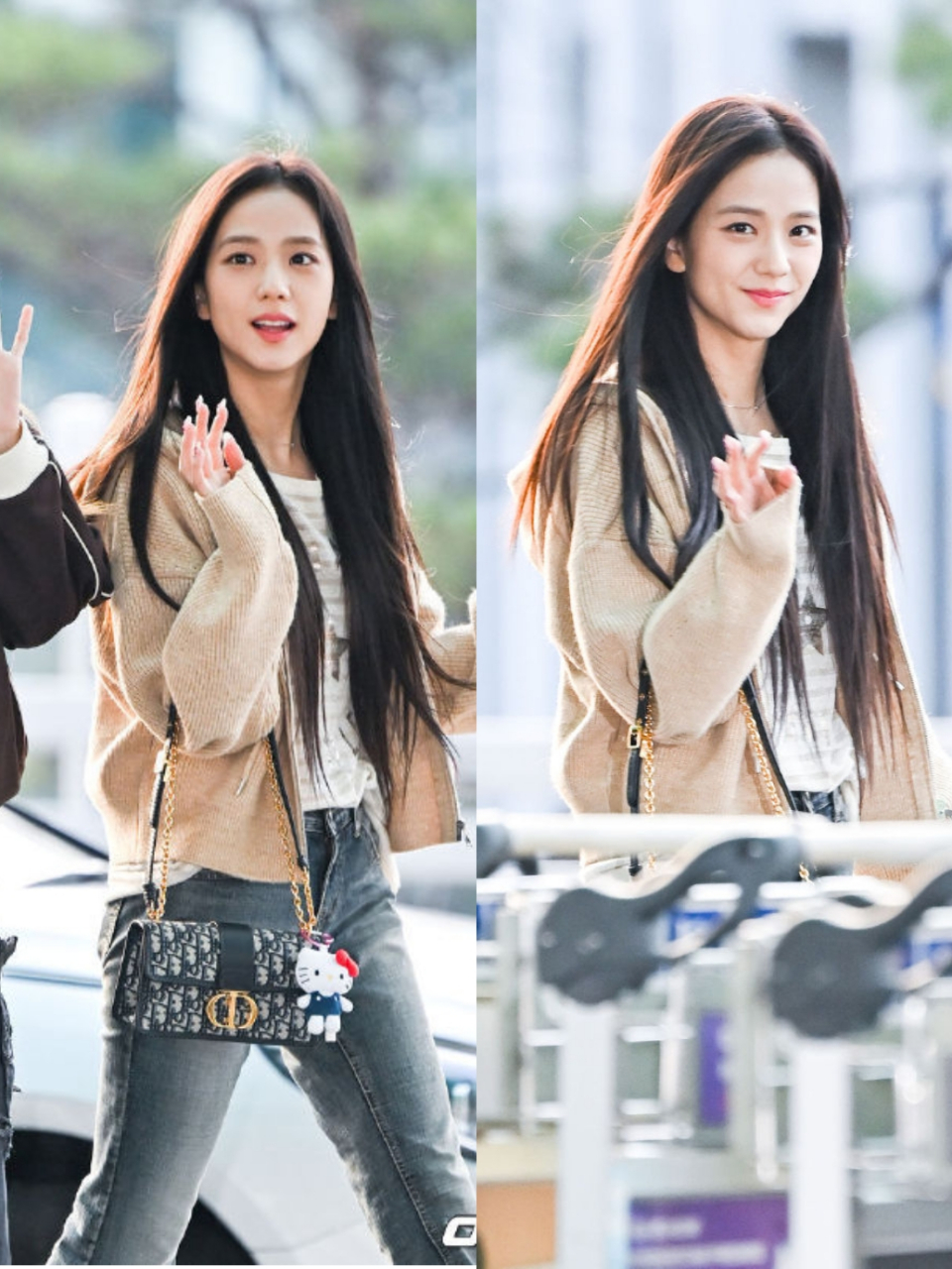 金智秀迪奥风穿搭教程 像jisoo这种本身偏气质挂的淡颜女生, 想要get