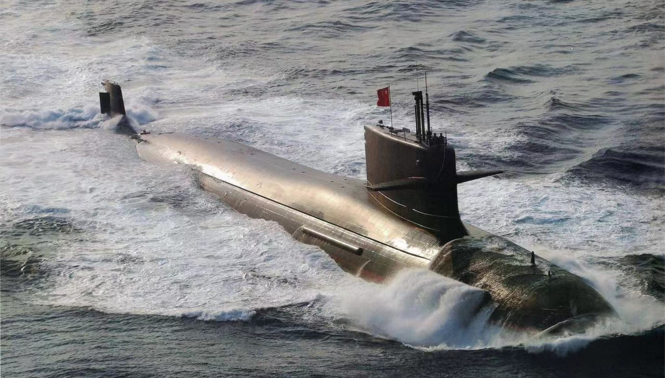 话说,093a改型攻击型核潜艇早在2018年海上大阅兵期间就公开亮相了
