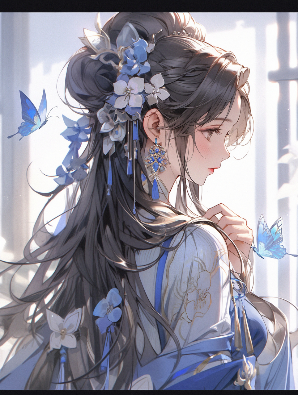 ai绘画|国风美少女(附提示词)  提示词:(fidelity: 1.