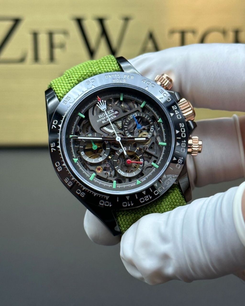 rolex daytona劳力士迪通拿镂空背透款 zif remould 提供高端腕表技术