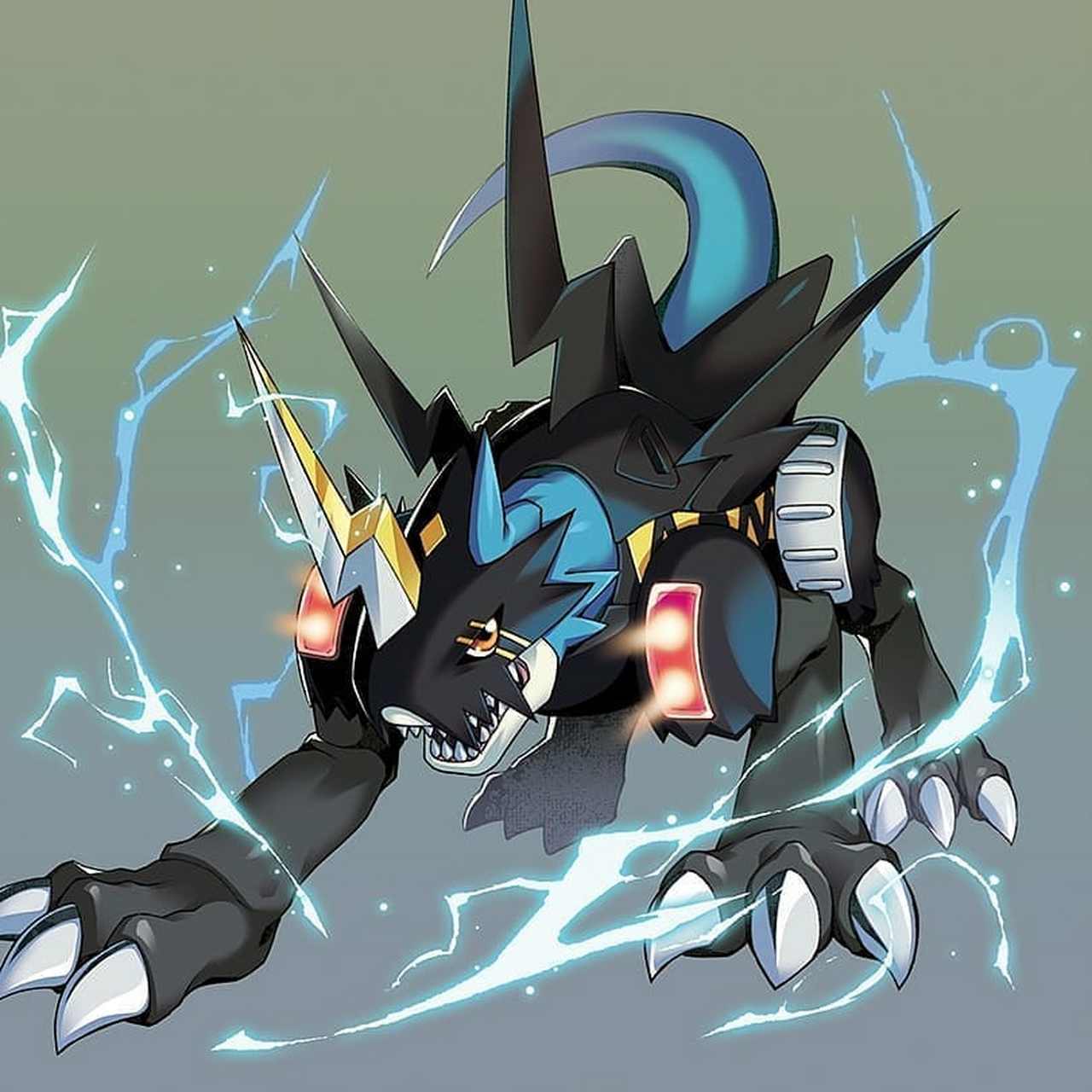 v仔兽和进化型都很帅 #数码宝贝