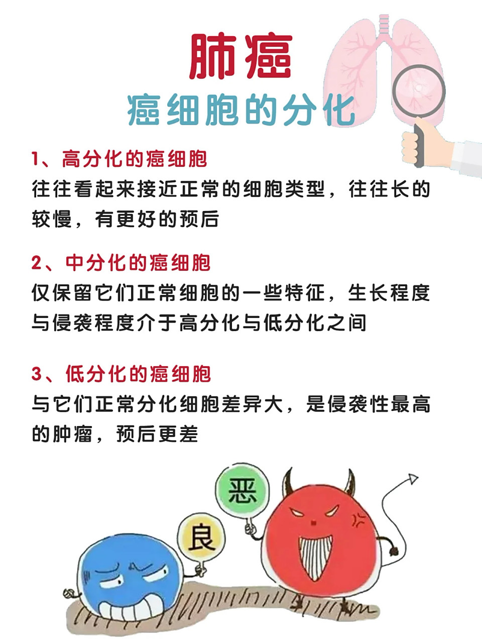 肺癌癌细胞的分化