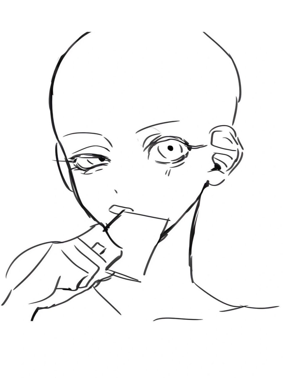 单人大头互动模板素材分享  绘画素材