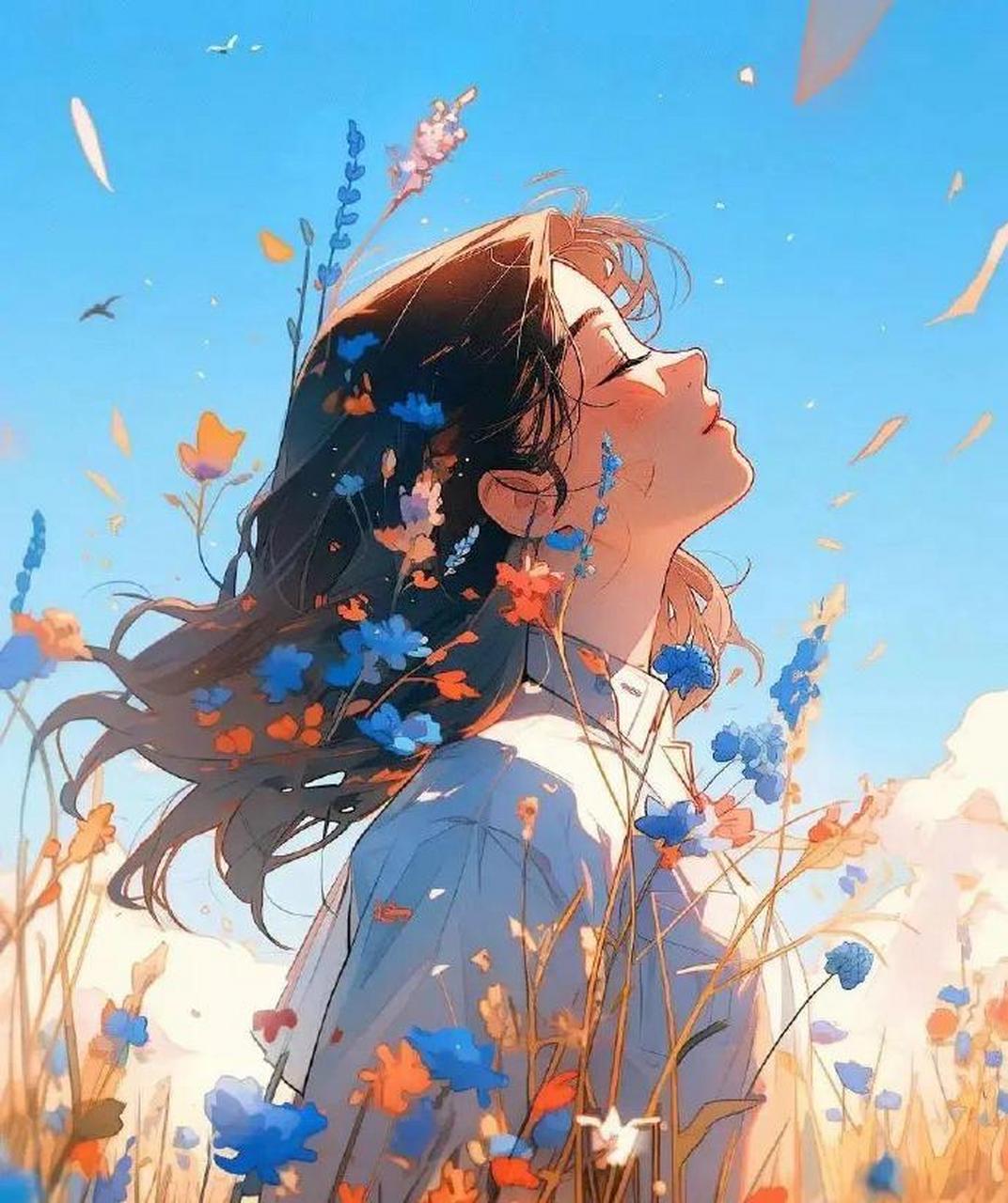 笑容治愈系女生头像