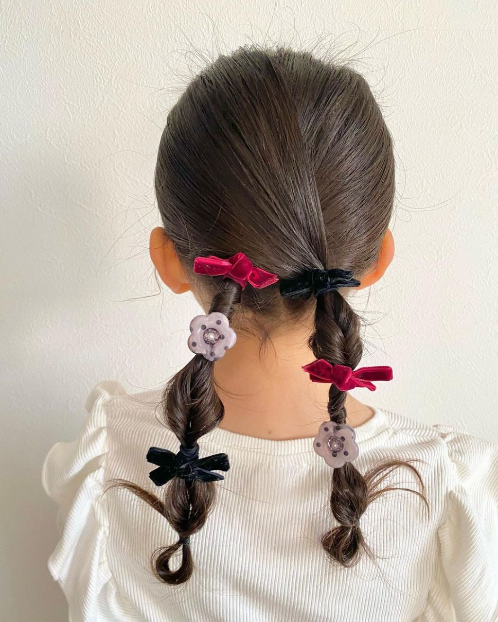 儿童炫酷彩绳发型,只要你会3股辫就能完成