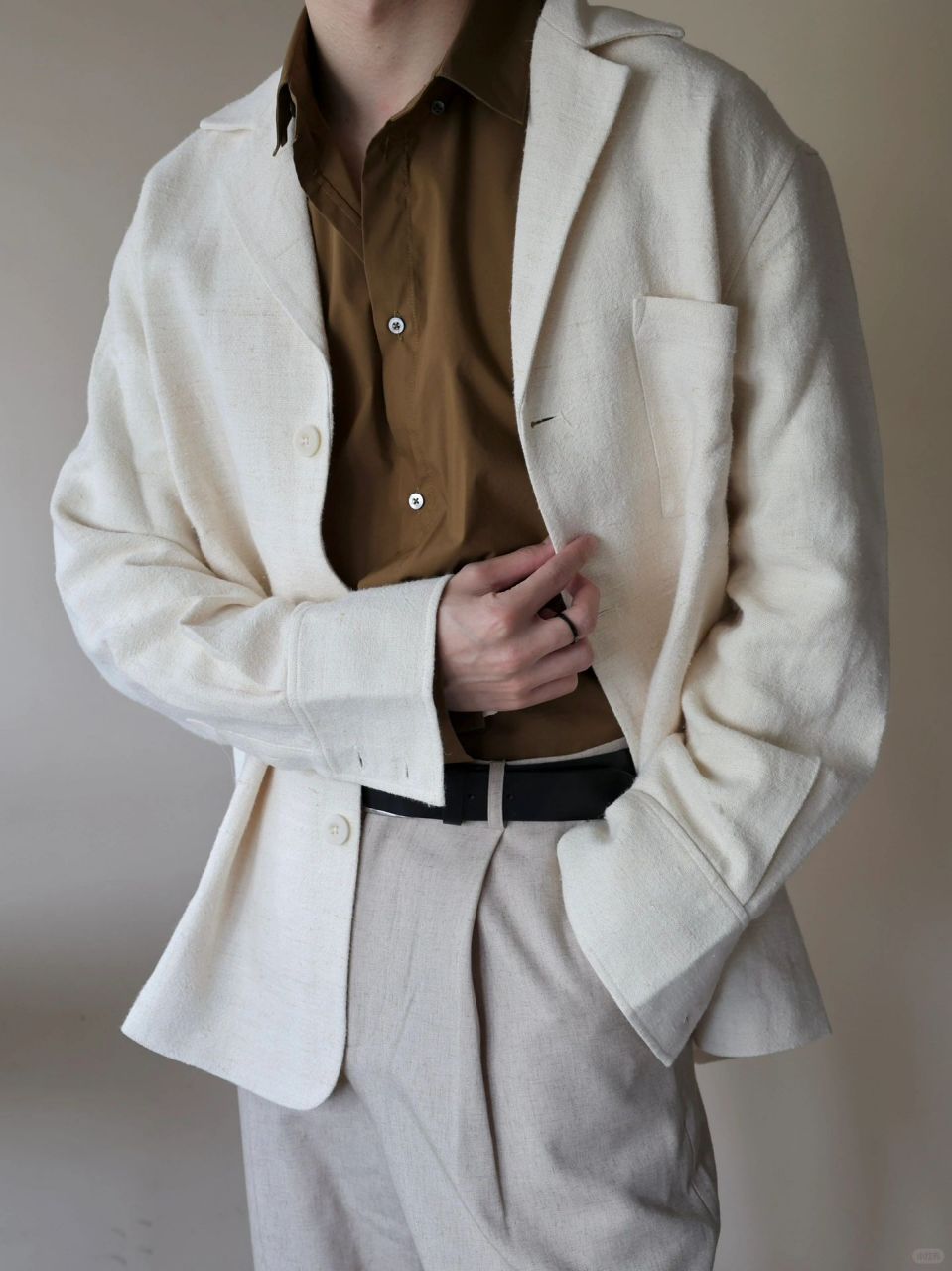 松弛感法式穿搭西装也能穿出慵懒随性感 太喜欢穿西装衬衫西裤了 这类