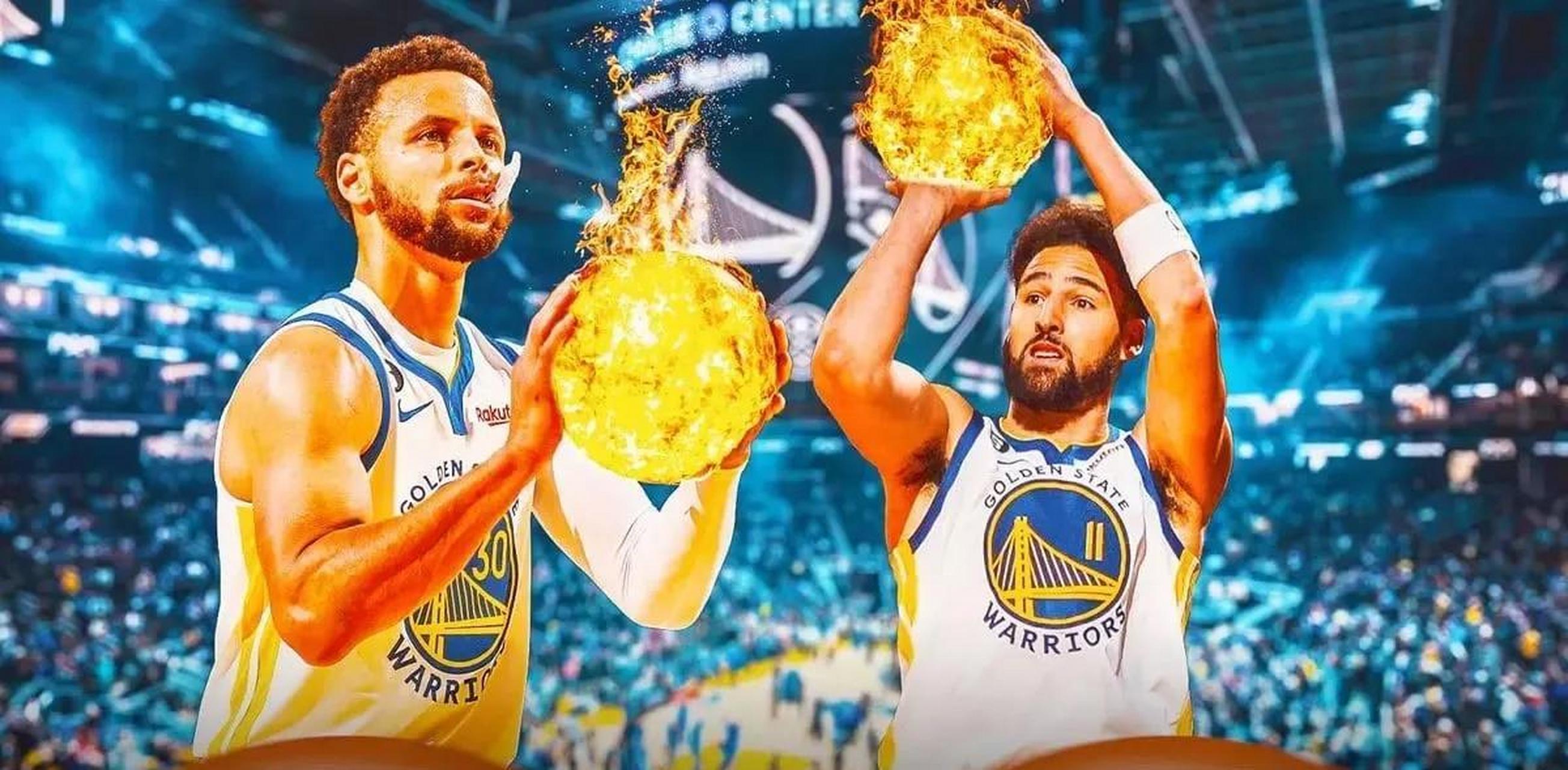 斯蒂芬库里和克莱汤普森在季后赛中的三分出手次数超过了nba十支球队