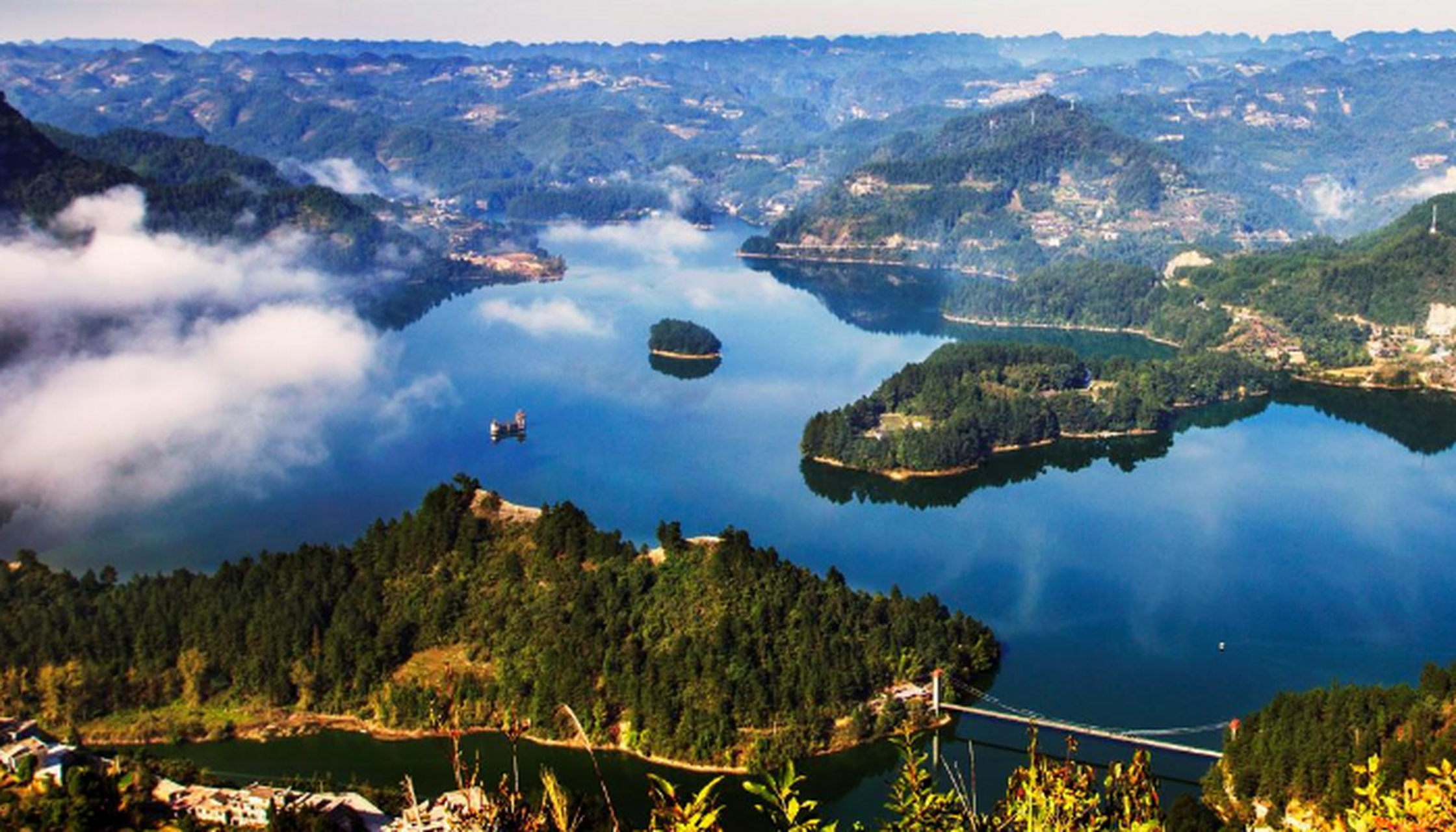 重庆黔江小南海旅游景区 国家地质公园国家水利风景区4a景区,小南海