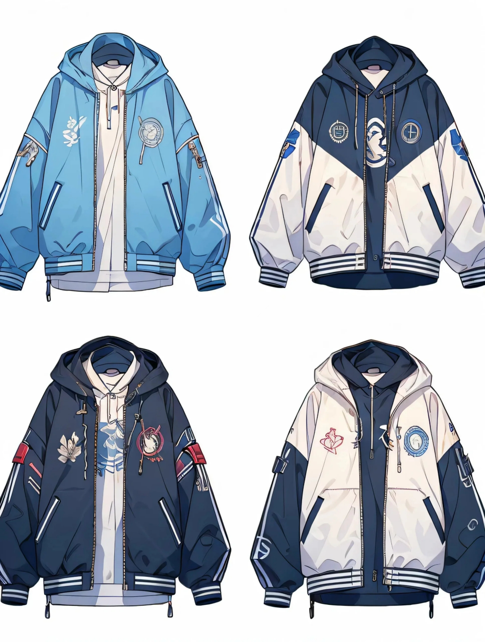 96 服装设计图绘画,带你领略不一样的时尚风采!