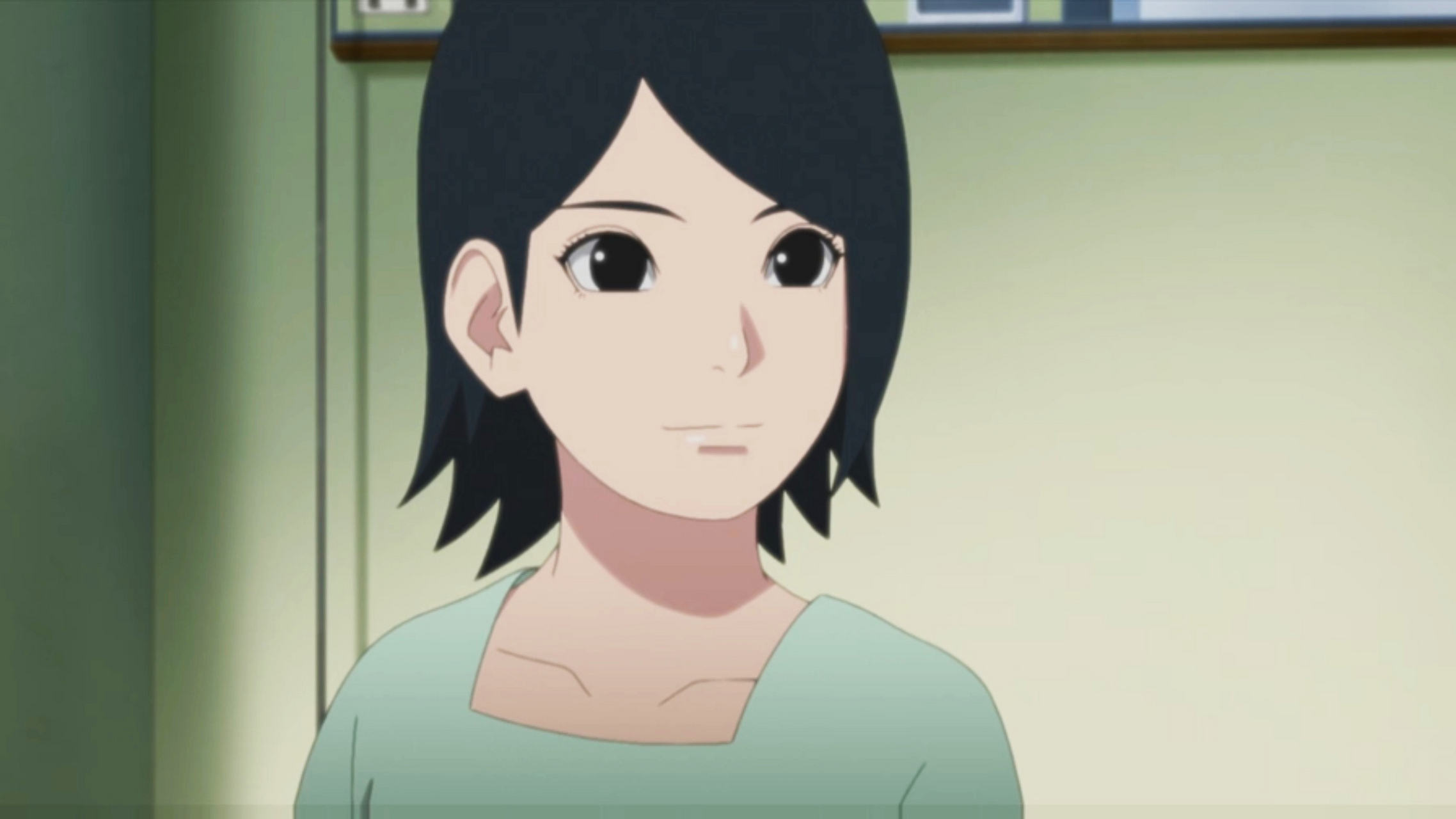 #火影忍者博人传#不戴眼镜的佐良娜,感觉好看了.