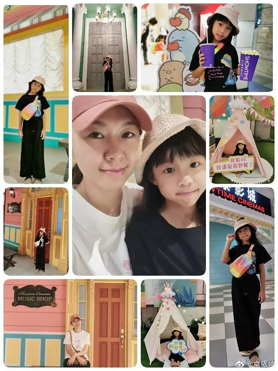 儿时女神踢人以停下拍照现在依旧,叔卓依婷是高颜值女神,年过40状态