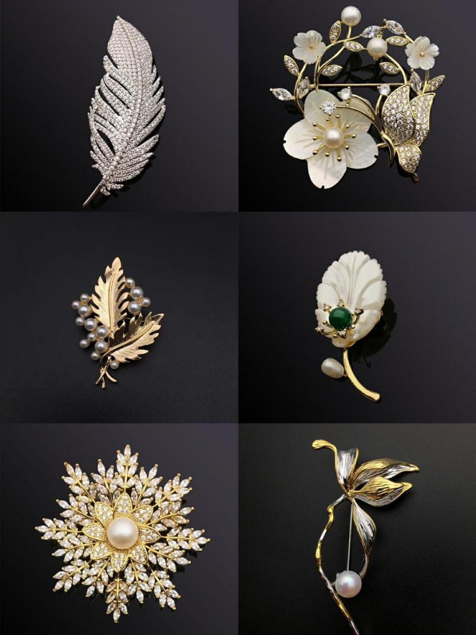 小众高级质感胸针增加气质的饰品 #好看的胸针分享# 胸针是一个很精致