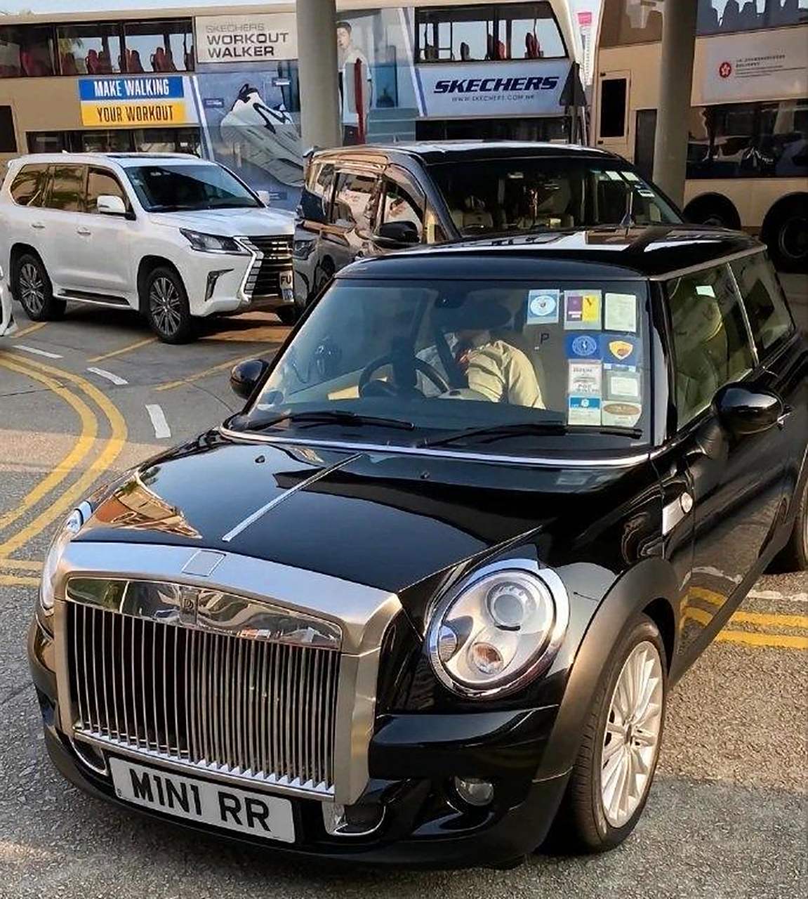 网友:劳斯莱斯mini版,又老又萌!