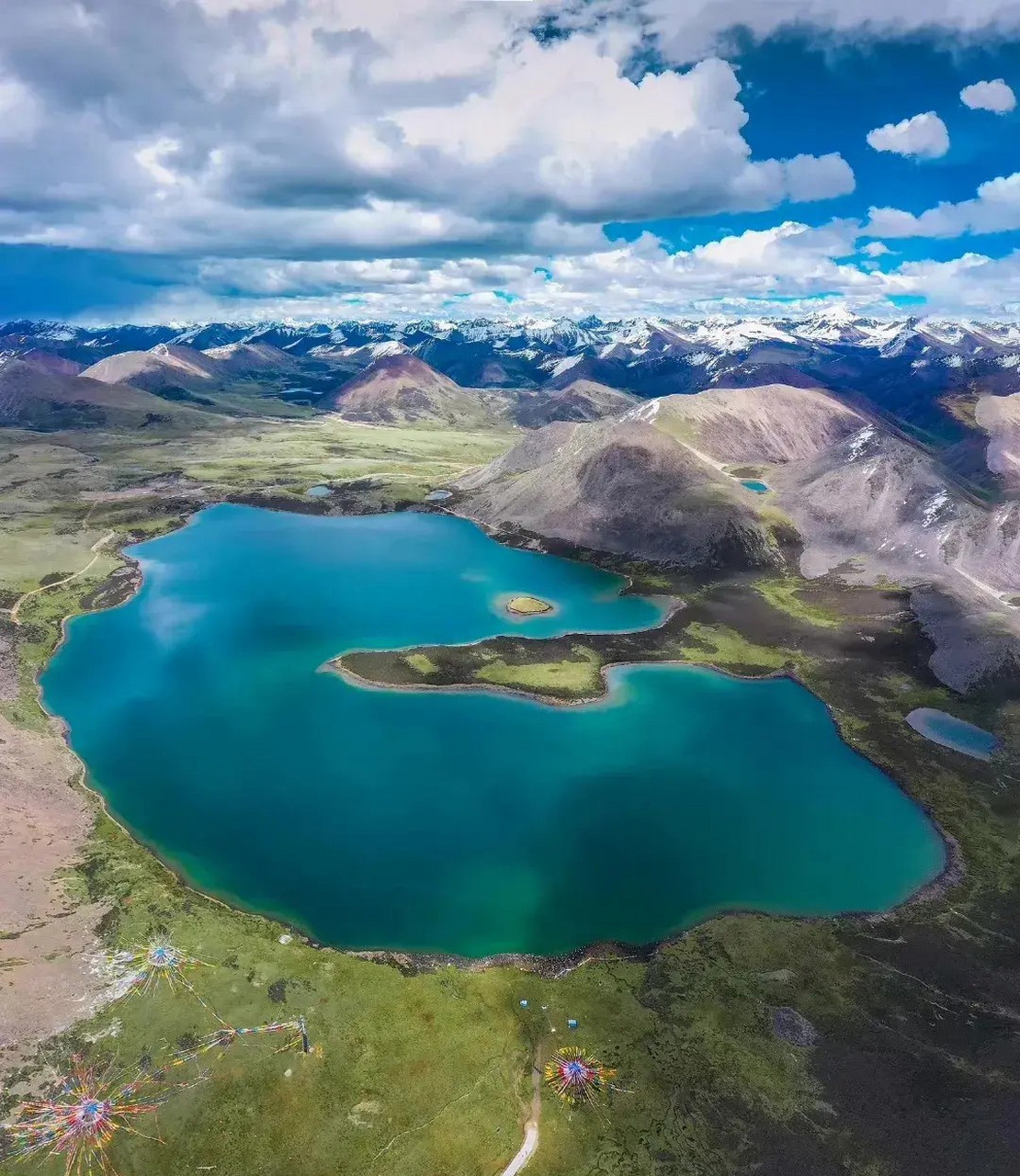热榜之我见时事专区#山南市桑日县增期乡米拉山深处 思金拉措是有名