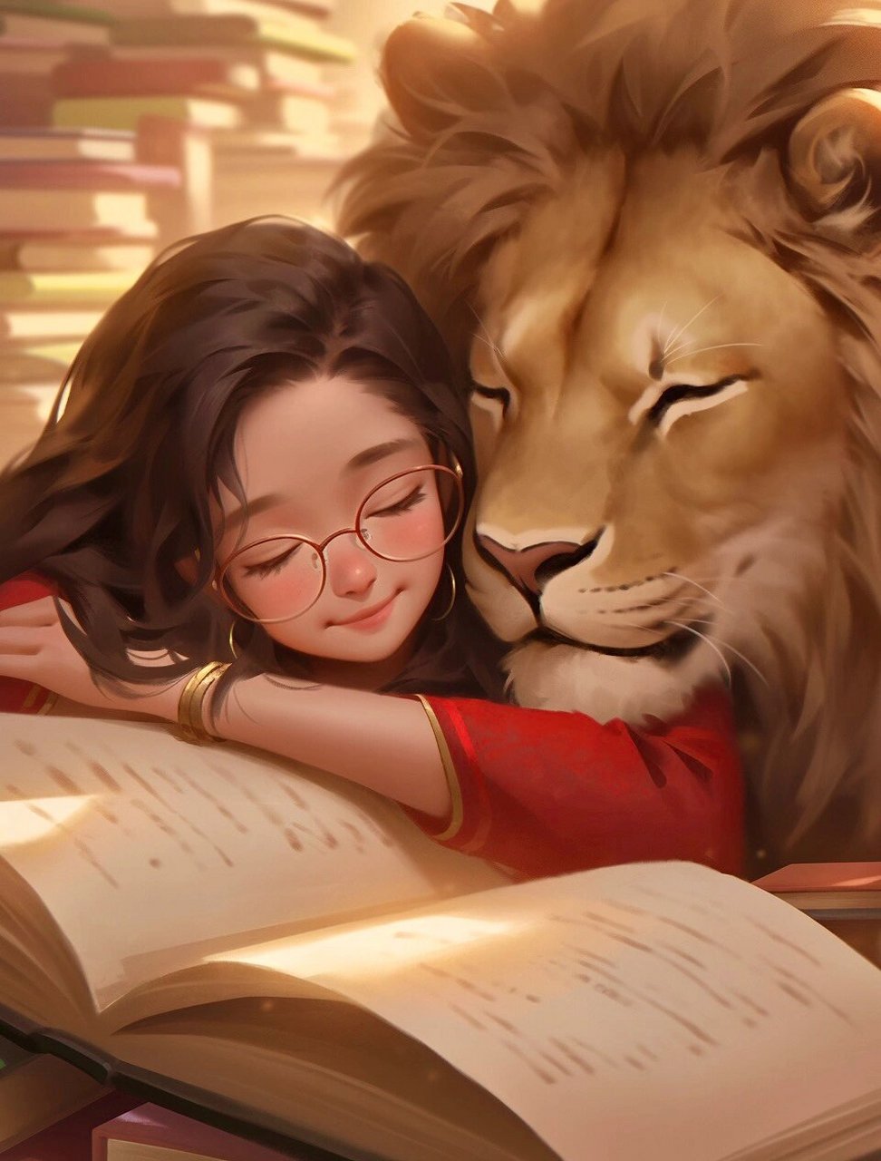 狮子座(读书款)头像