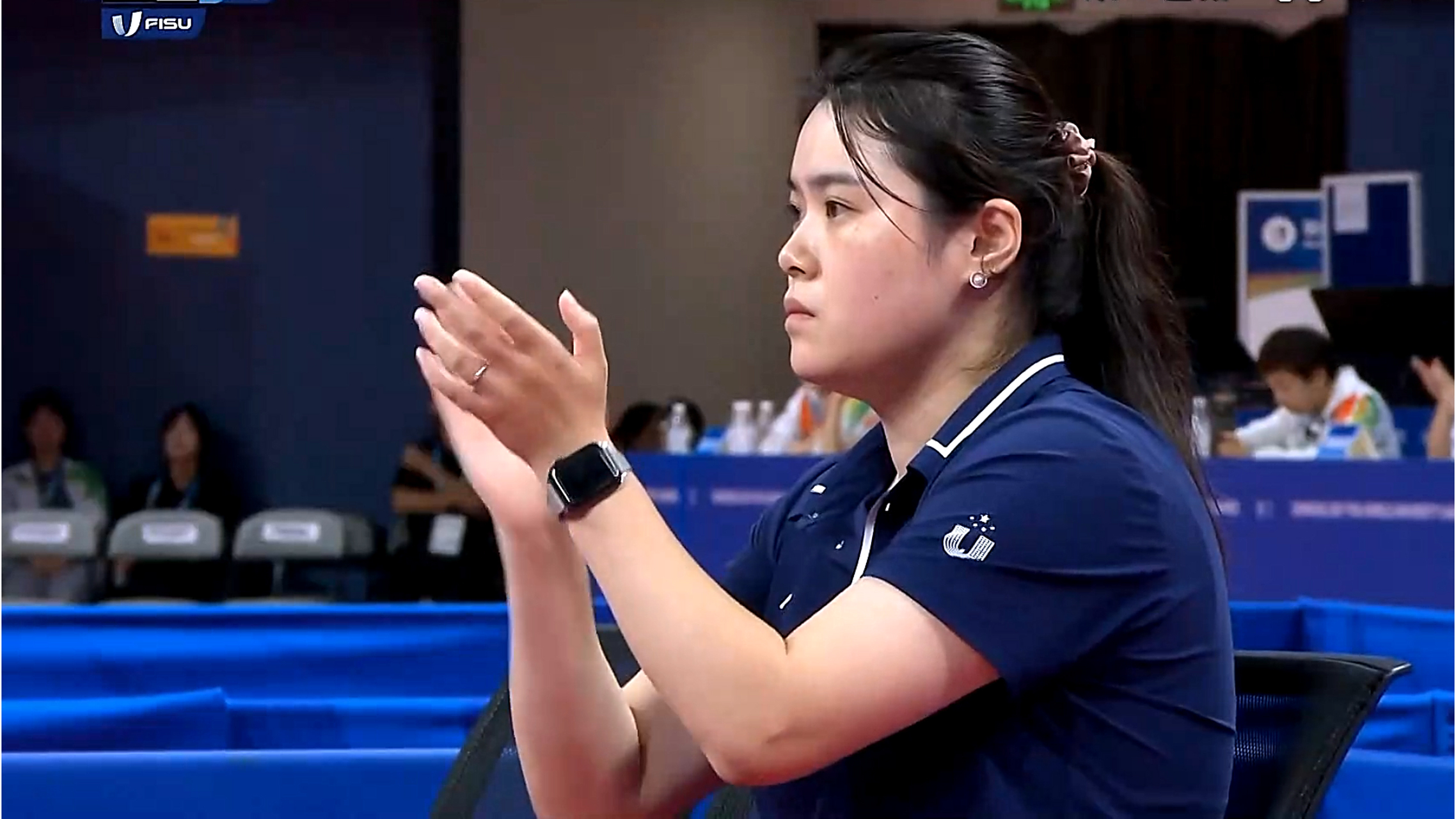 乒乓球女单决赛,马越斐指导,一夜成名!