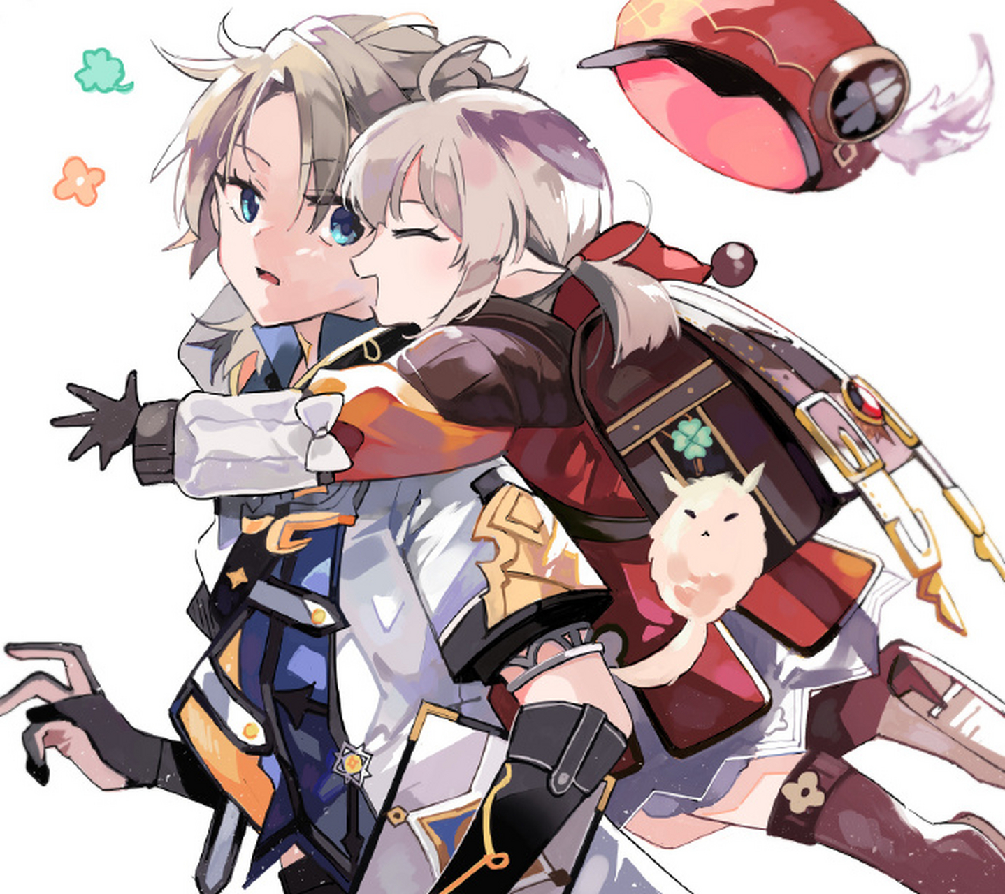 原神# 「阿贝多&可莉」9792 twi:satorigame