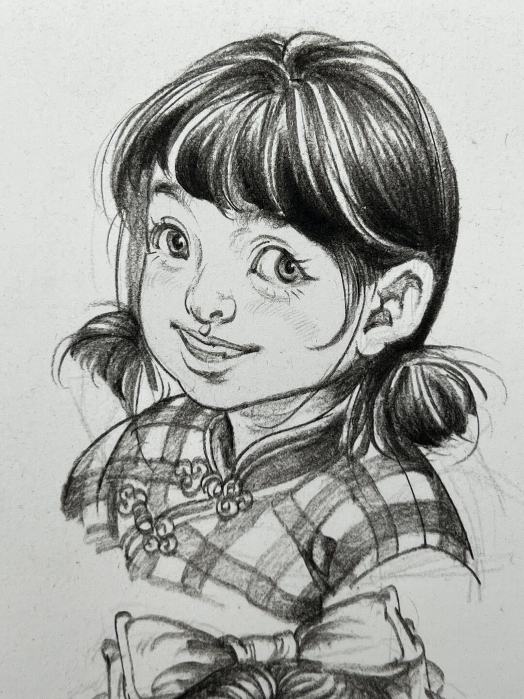 一组小朋友的头像默写