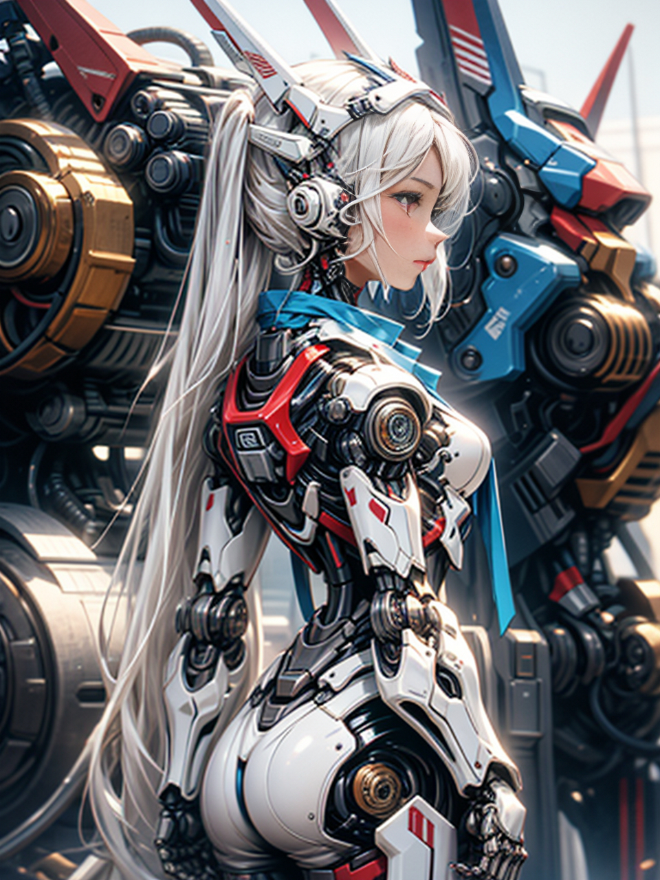 我喜欢的机甲少女#二次元机甲少女美图分享# #机甲少女