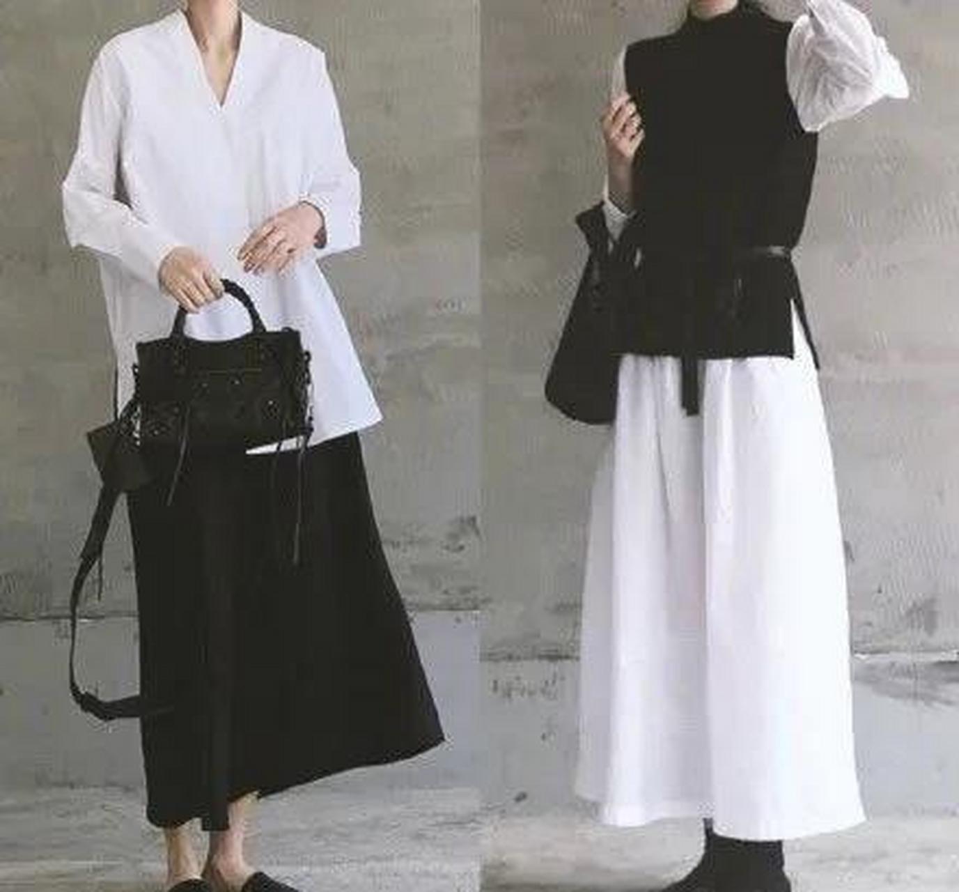 黑白性冷淡风,极简式的优雅穿搭[灵光一闪]