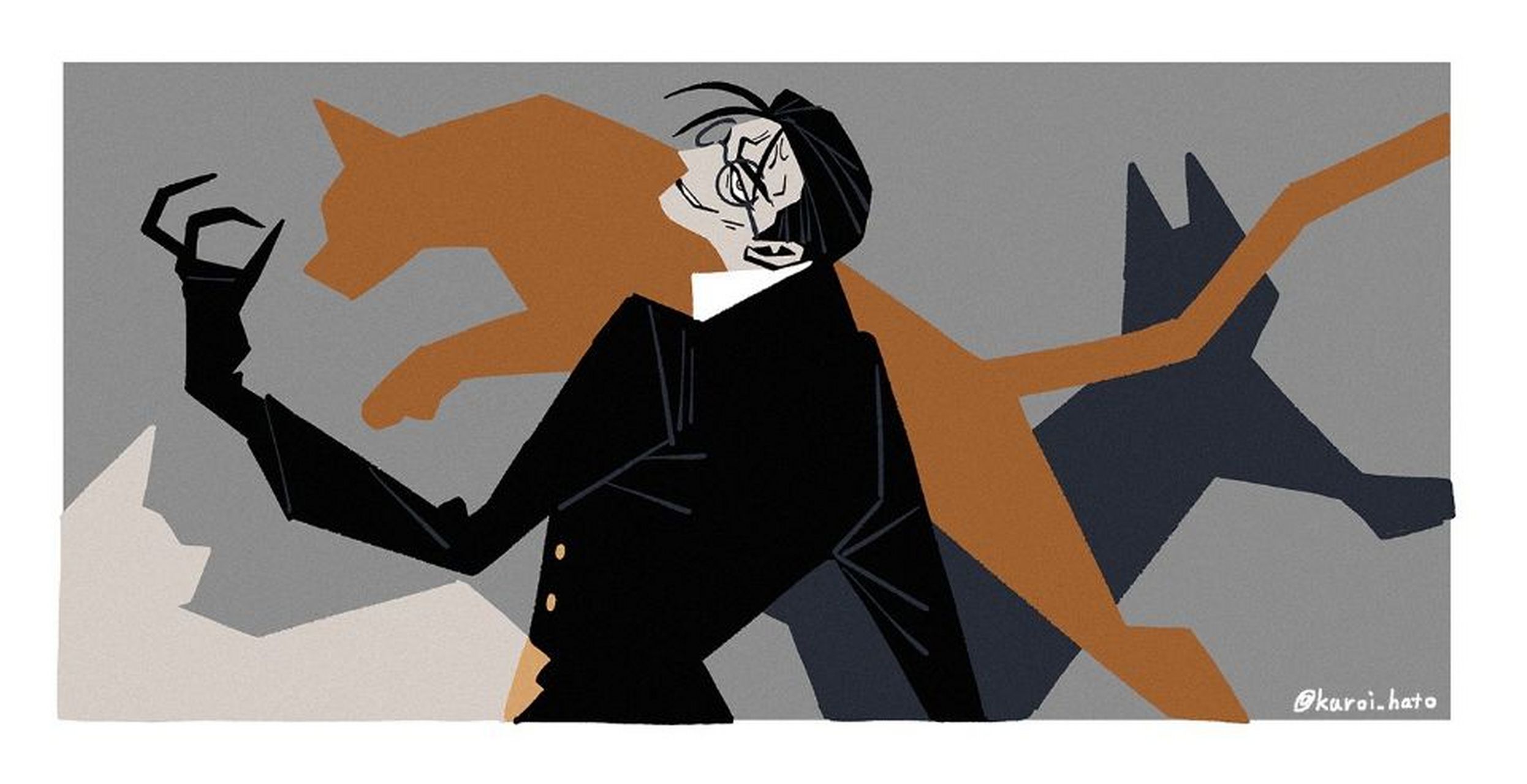 海贼王# #克洛# 黑猫海贼团船长