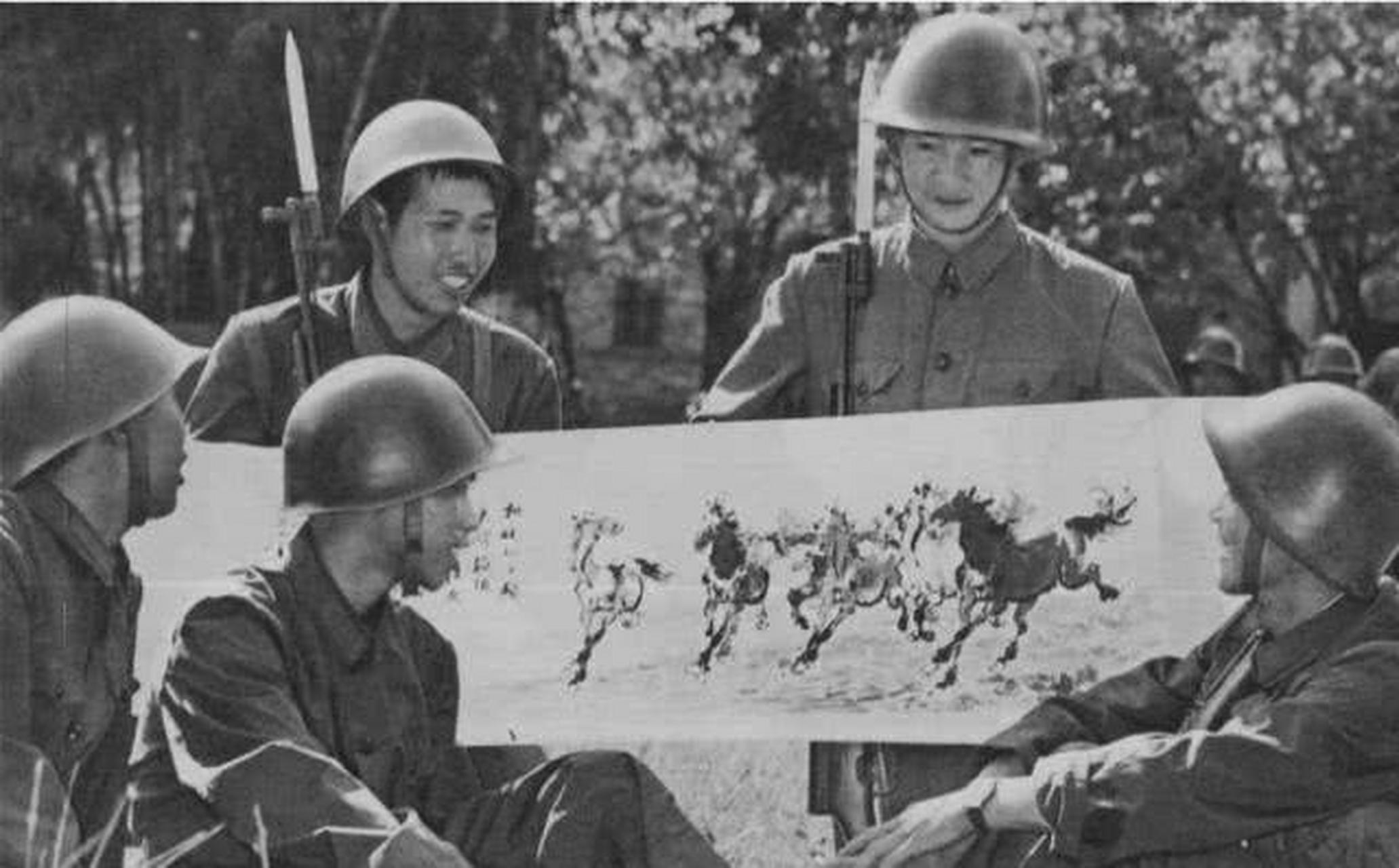 百家号星火计划# 照片中的这五位战士,就是"扣林山九勇士"中的幸存者