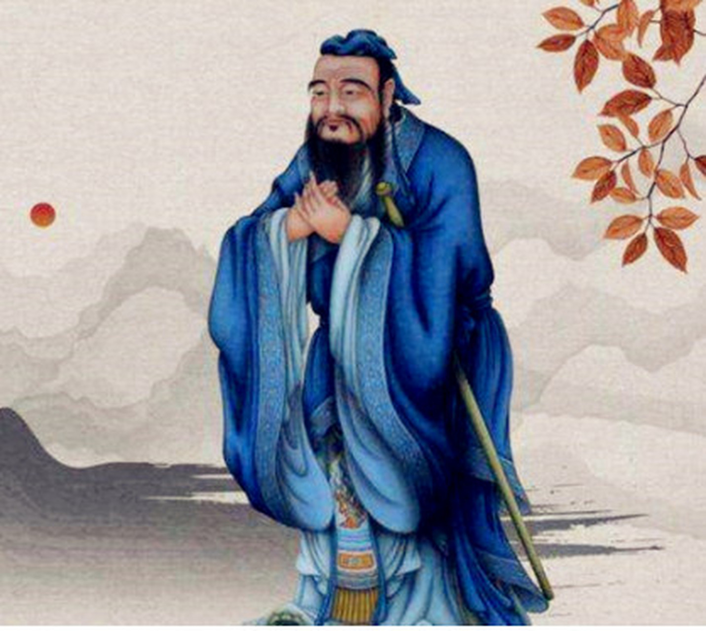 高考期间,很多学生去朝拜孔子像,顺便带去了丰富的食品祭拜,希望