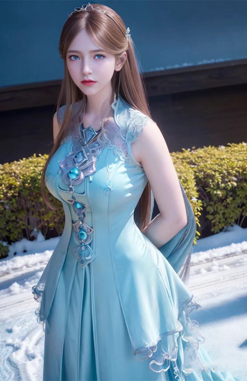 斗罗大陆# #ai作画# 清凉版的宁荣荣小公主,无袖