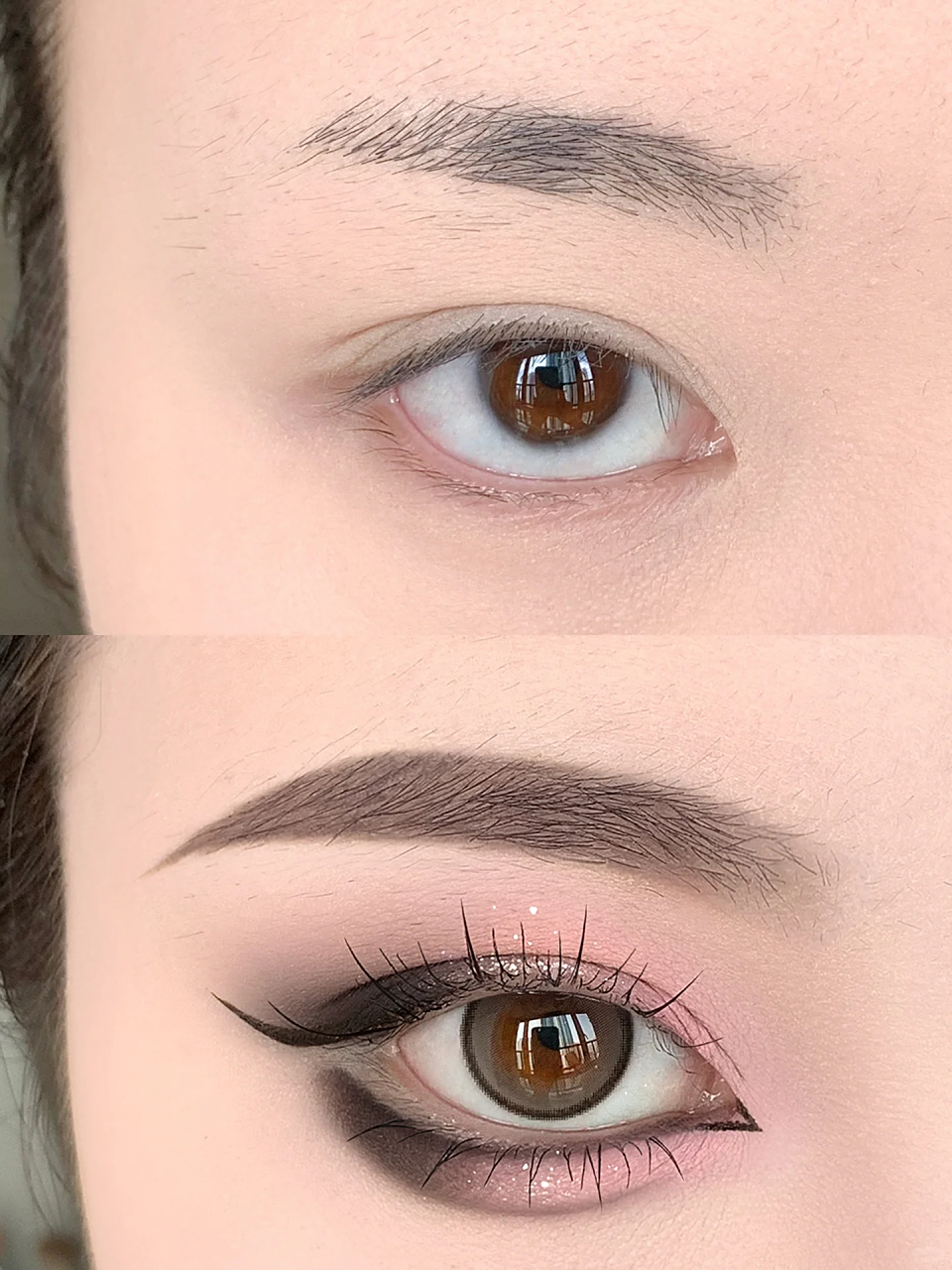 y2k甜辣芭比blackpink黑粉撞色女团眼妆 试了一下黑粉撞色~ 音乐节甜