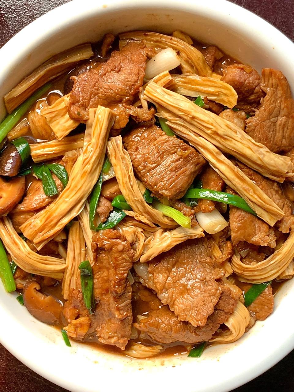 感谢网友,这道腐竹炒肉真的巨巨下饭好吃! 腐竹真的太好吃啦!